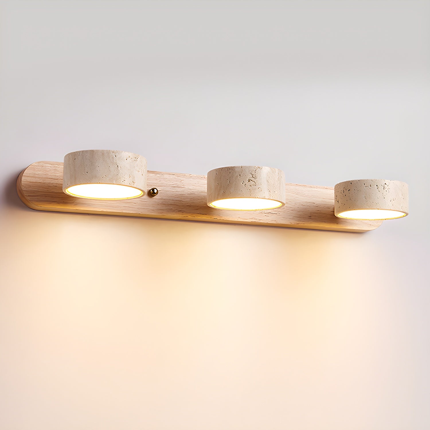 Travertine Duo Wall Light - Lumpaz