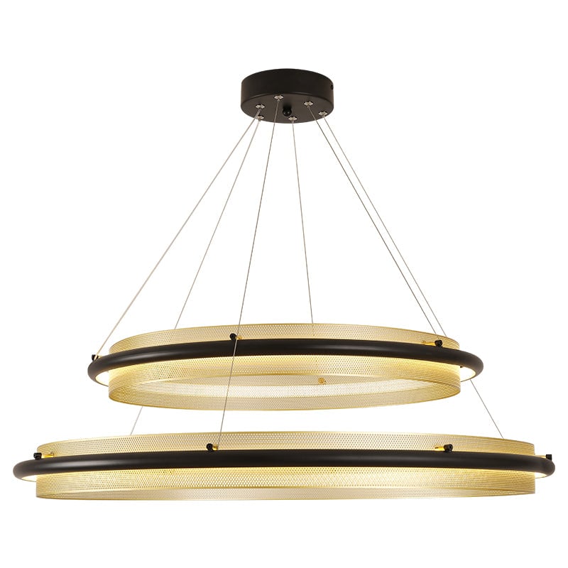 Acrylic LED Round Chandelier - Lumpaz