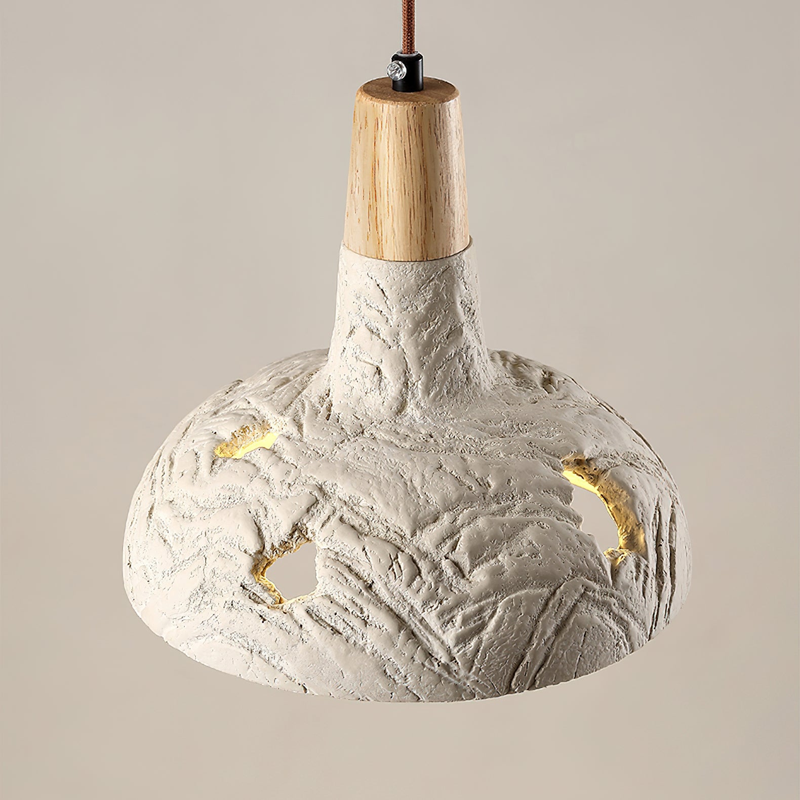 Cement Carve Pendant Lamp - Lumpaz