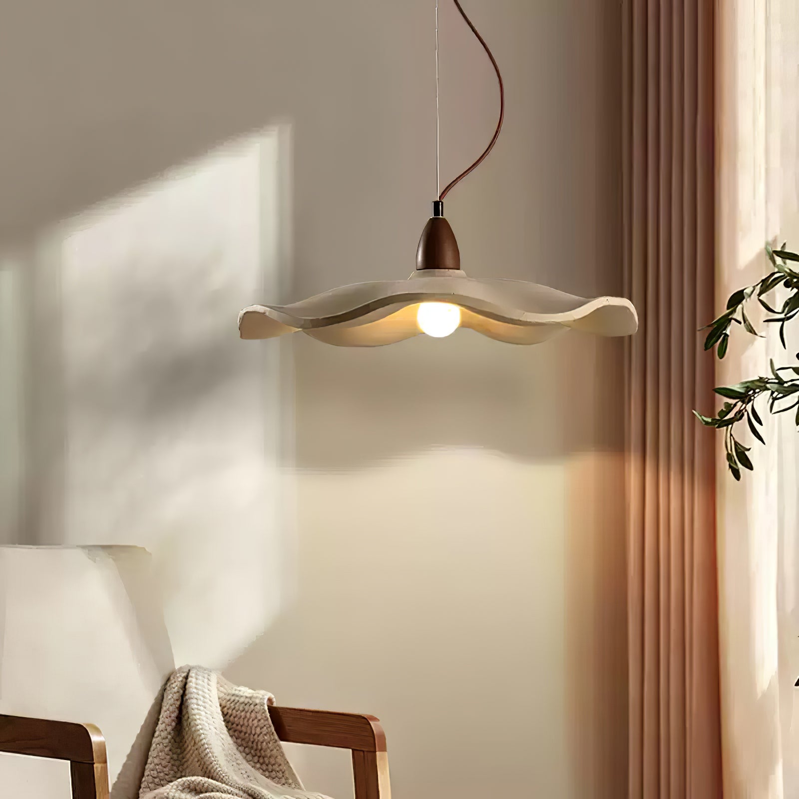 Cement Wave Pendant Light - Lumpaz