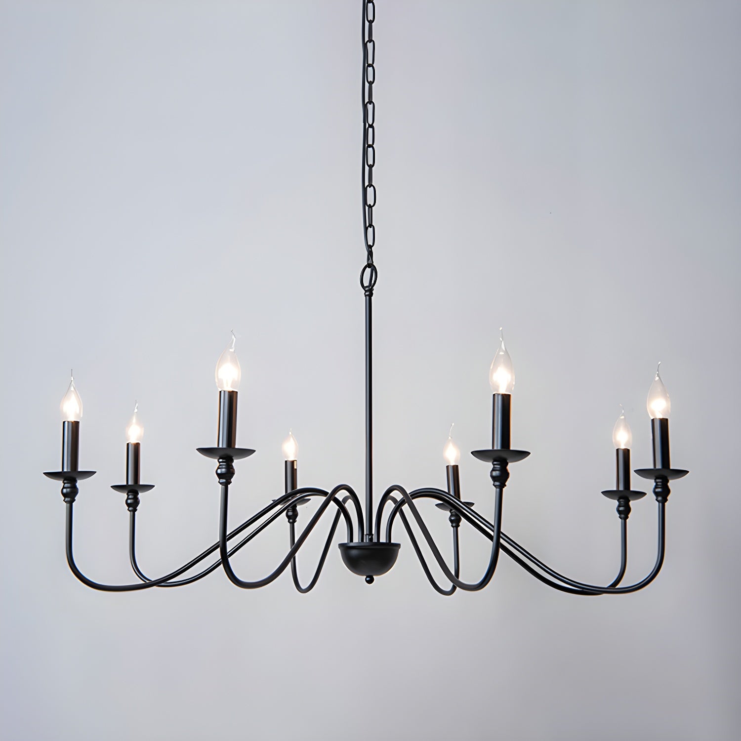 Timeless Gold Candle Chandelier - Lumpaz