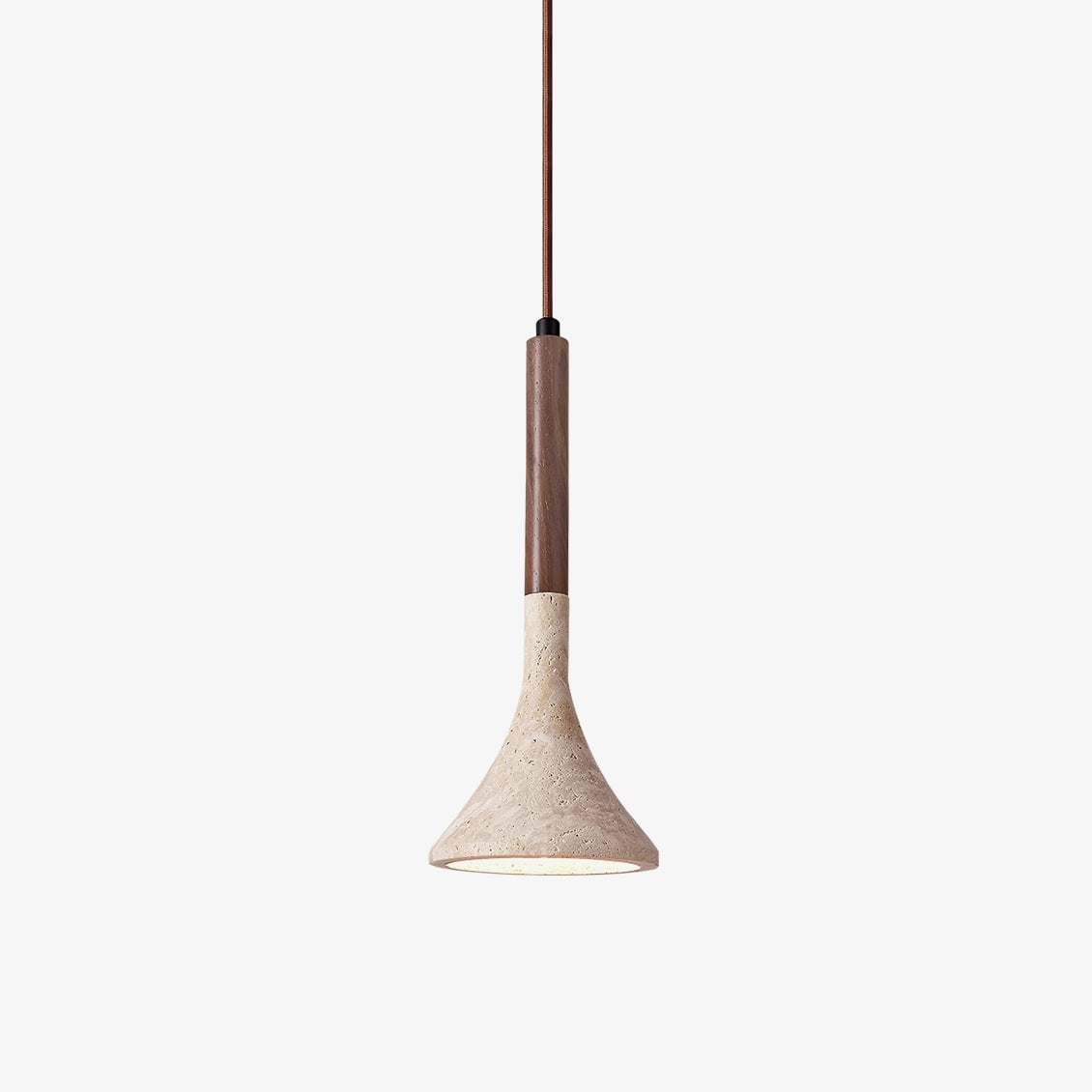 Aplomb Travertine Pendant Lamp - Lumpaz