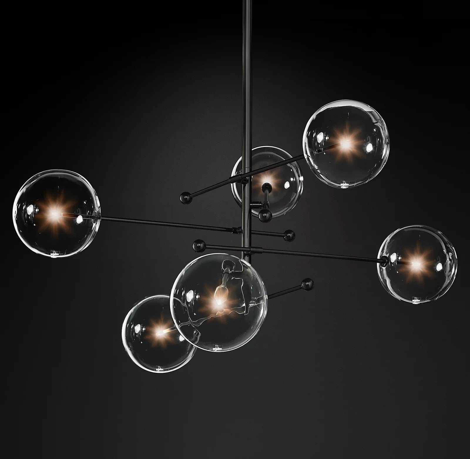 Glass Globe Mobile Chandelier - Lumpaz