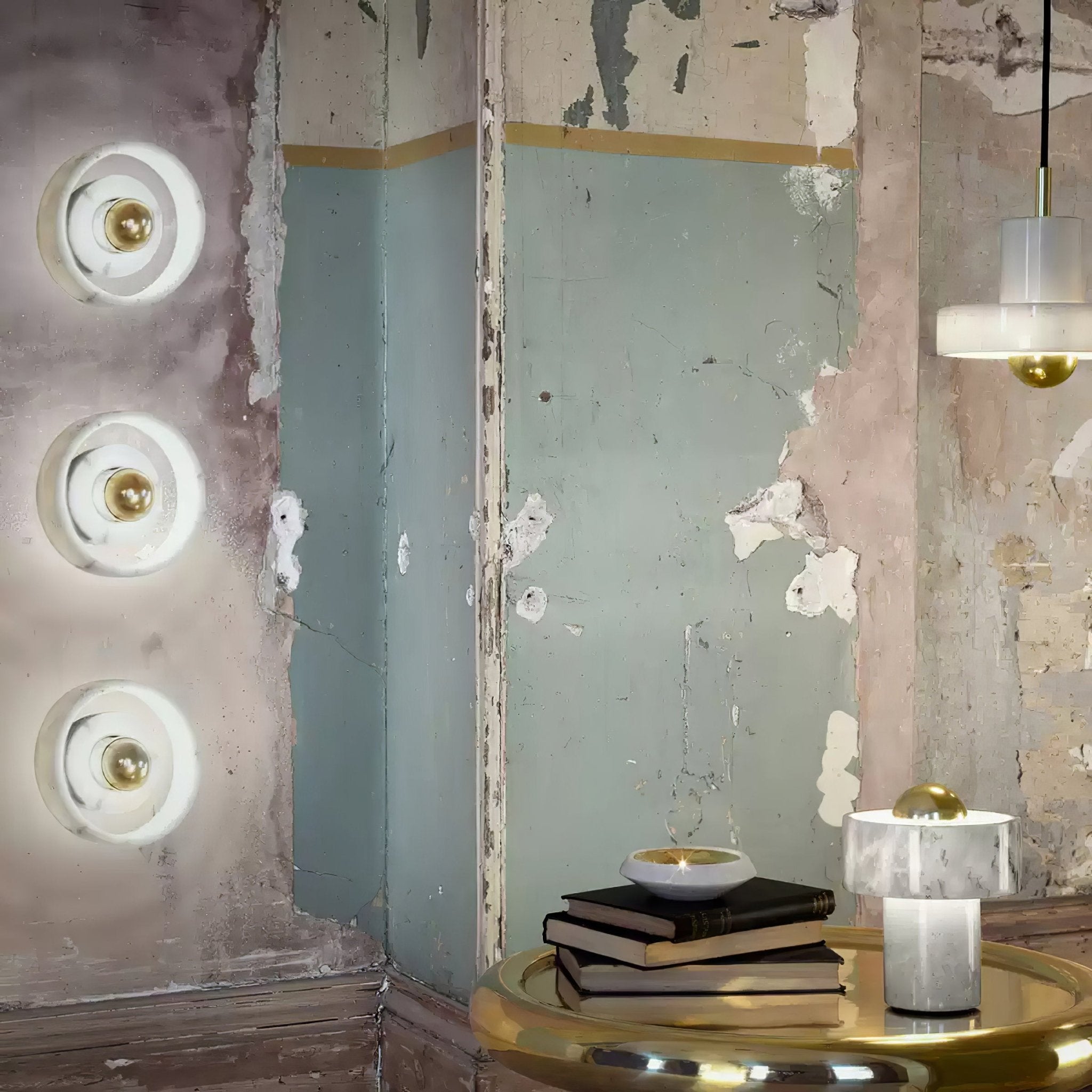 Marble Aura Wall Lamp - Lumpaz