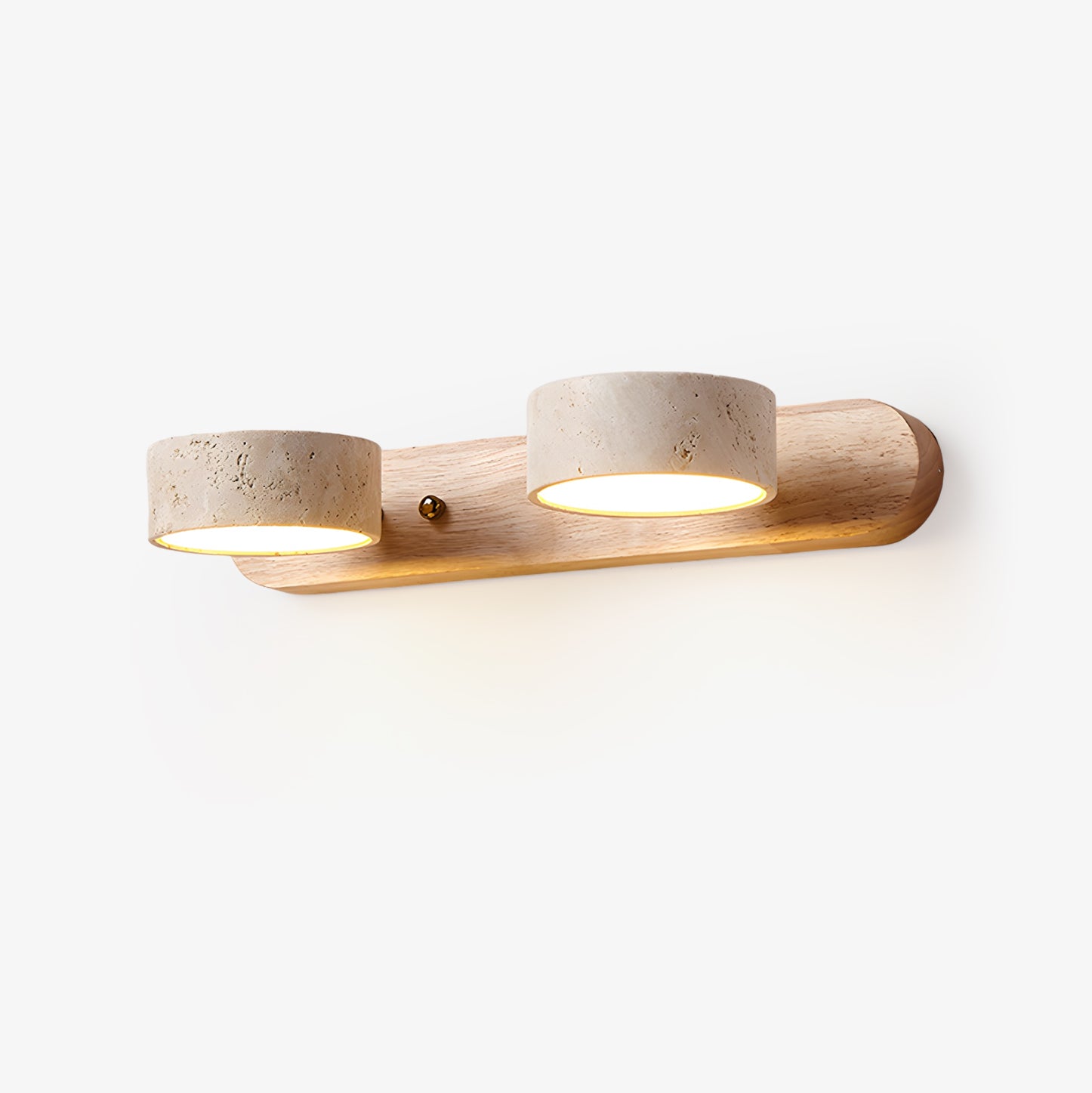 Travertine Duo Wall Light - Lumpaz