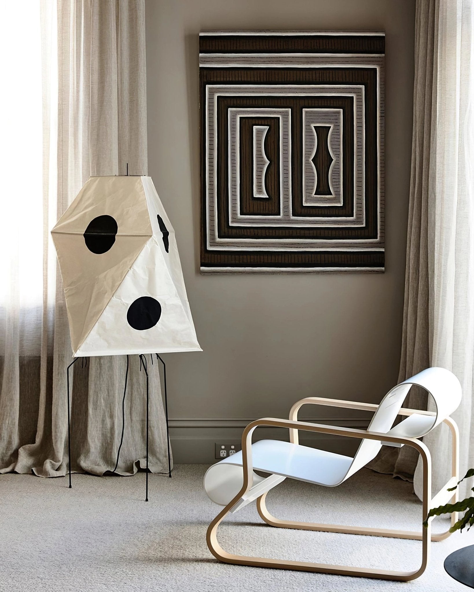Origami Lantern Floor Lamp - Lumpaz