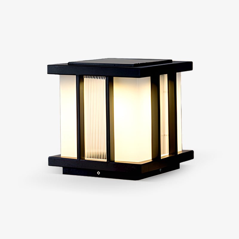 Modern Cube Solar Outdoor Light - Lumpaz