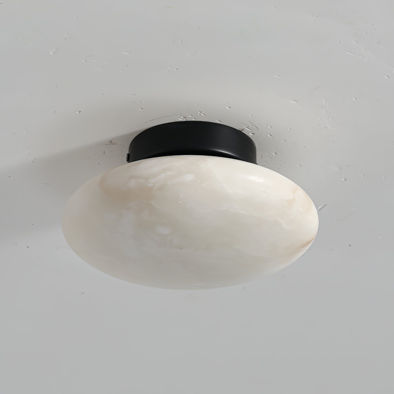 Alabaster Oval Ceiling Lamp - Lumpaz