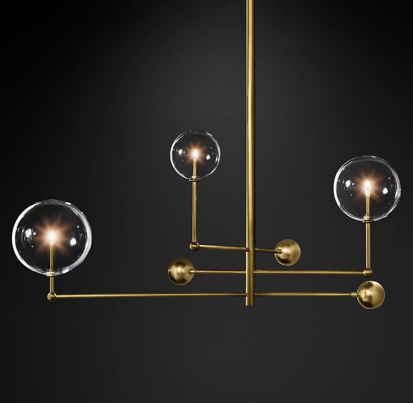 Glass Globe Mobile Chandelier - Lumpaz