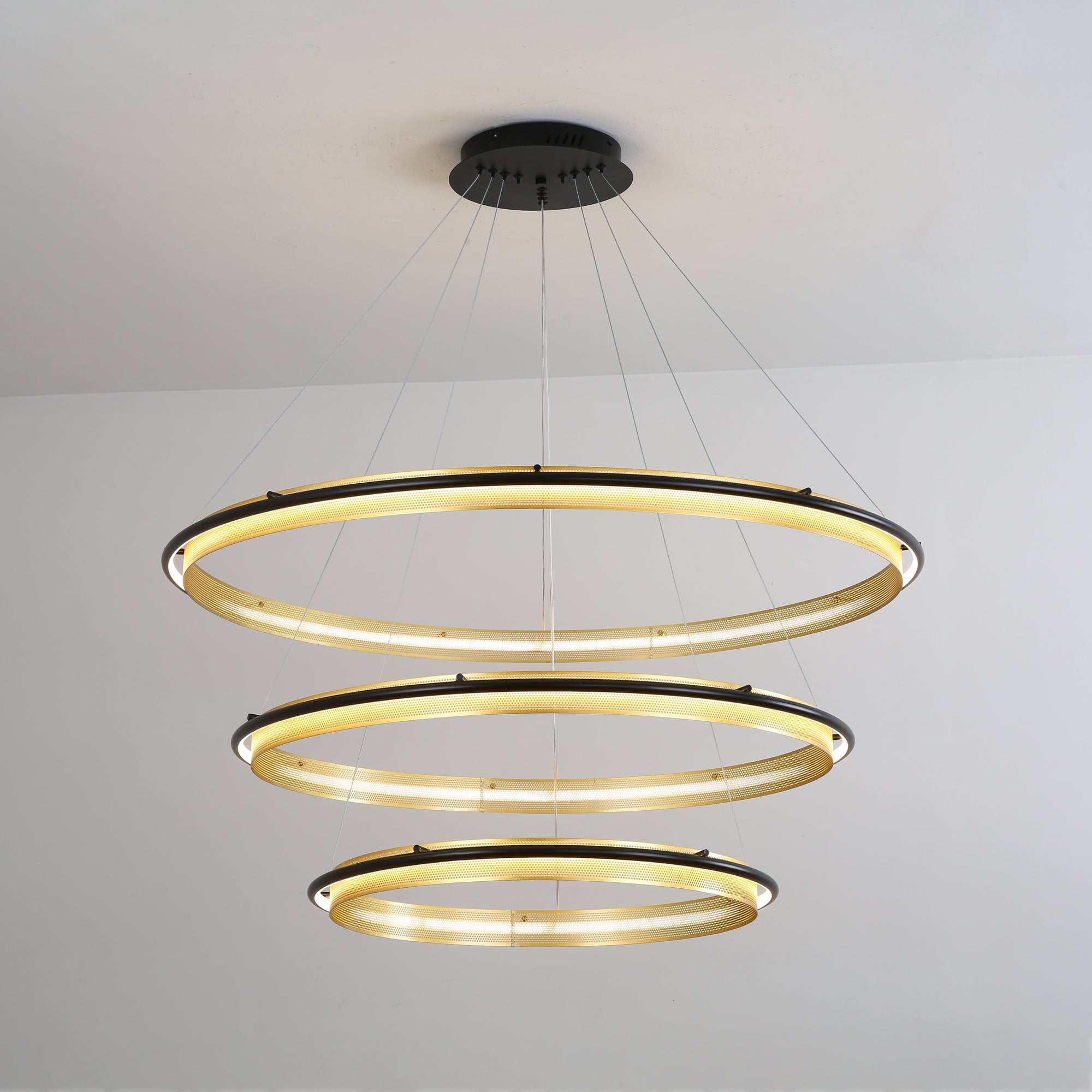 Acrylic LED Round Chandelier - Lumpaz