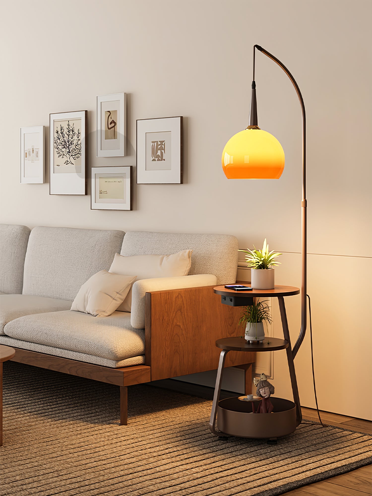 Solstice Arc Floor Lamp - Lumpaz