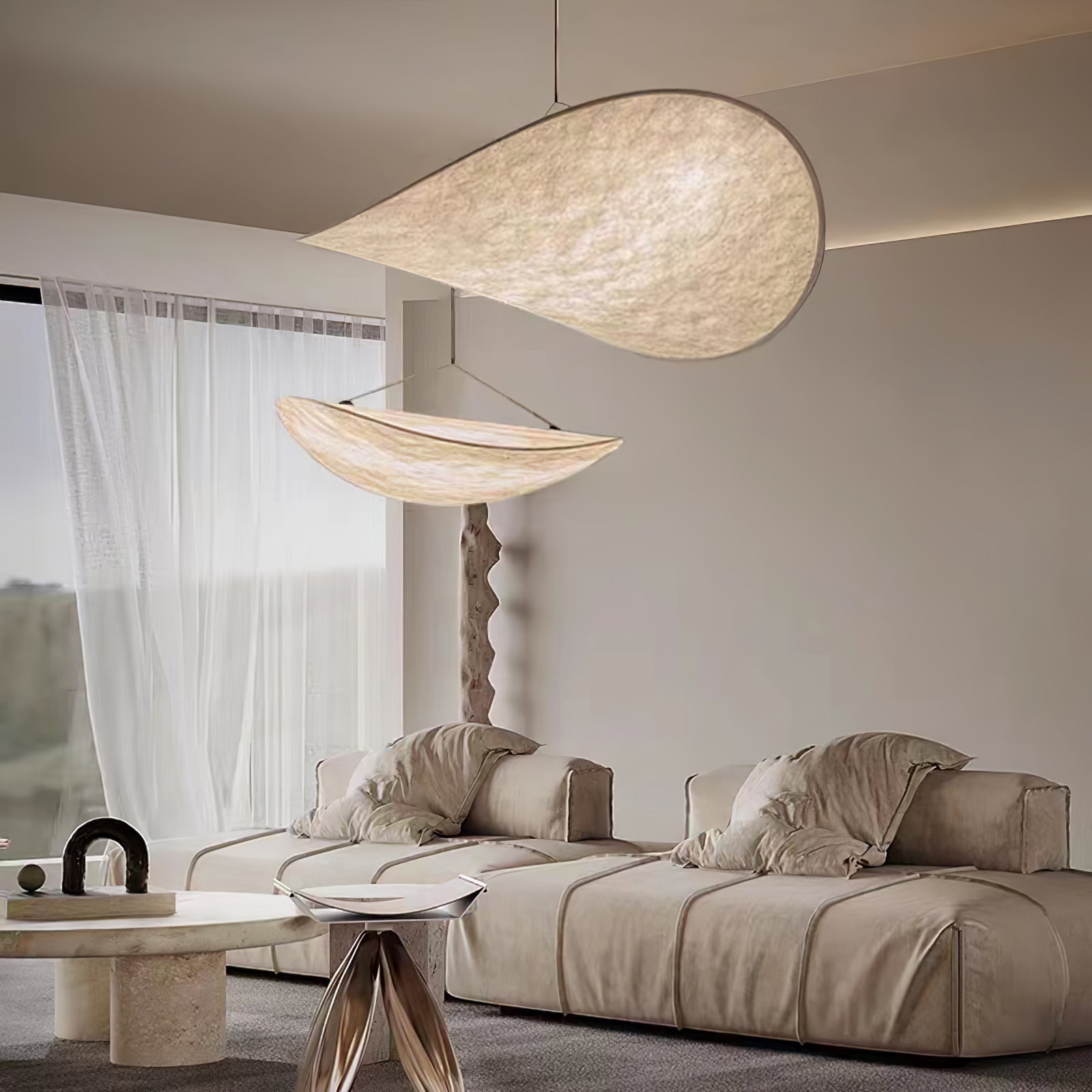 Tense Tyvek Pendant Lamp - Lumpaz
