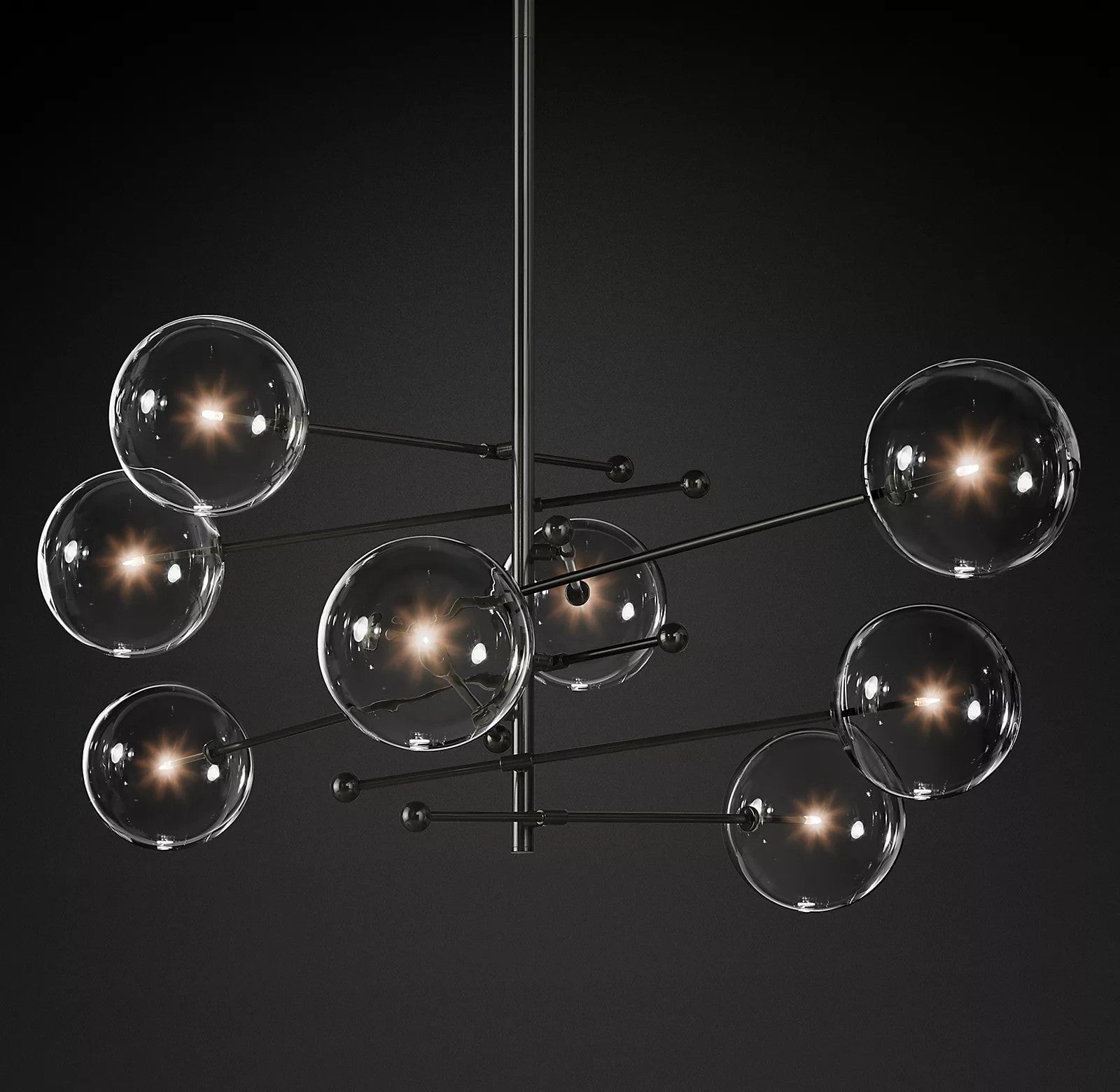 Glass Globe Mobile Chandelier - Lumpaz