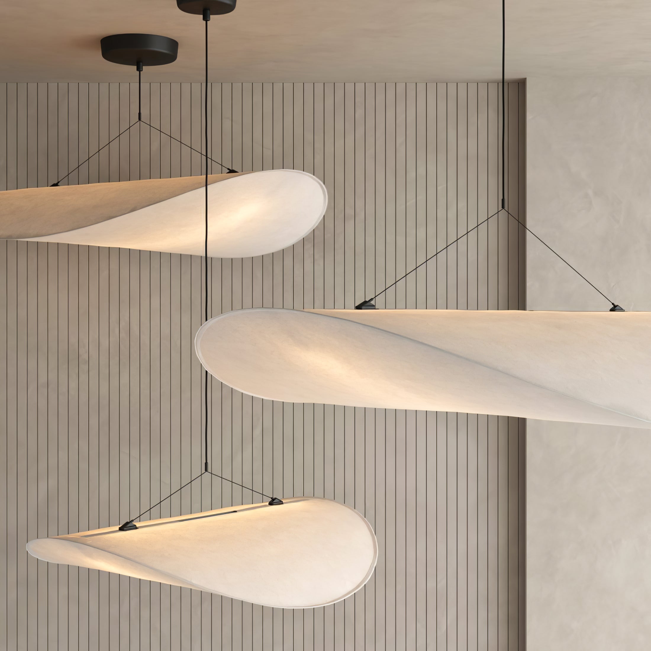Tense Tyvek Pendant Lamp - Lumpaz