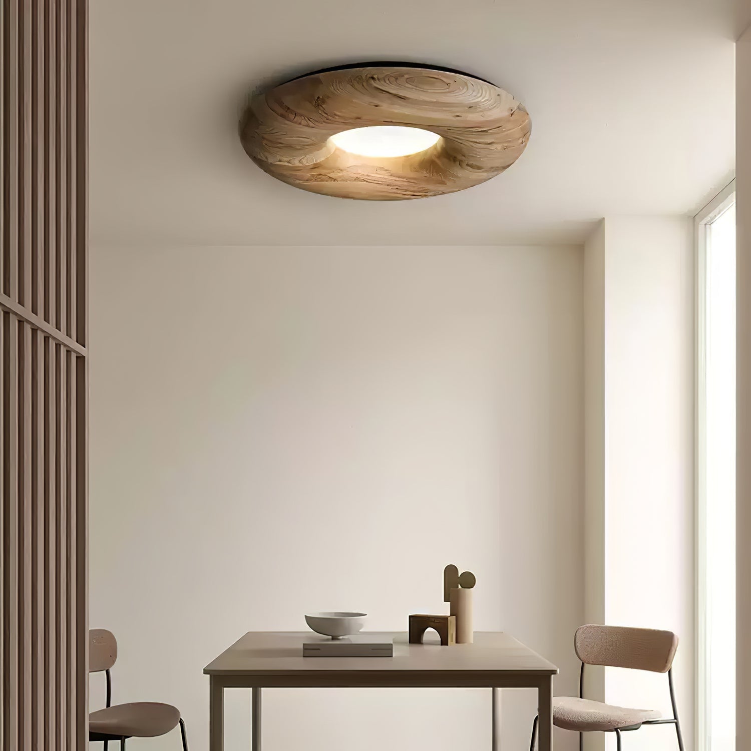 Donut Wood Ceiling Light - Lumpaz