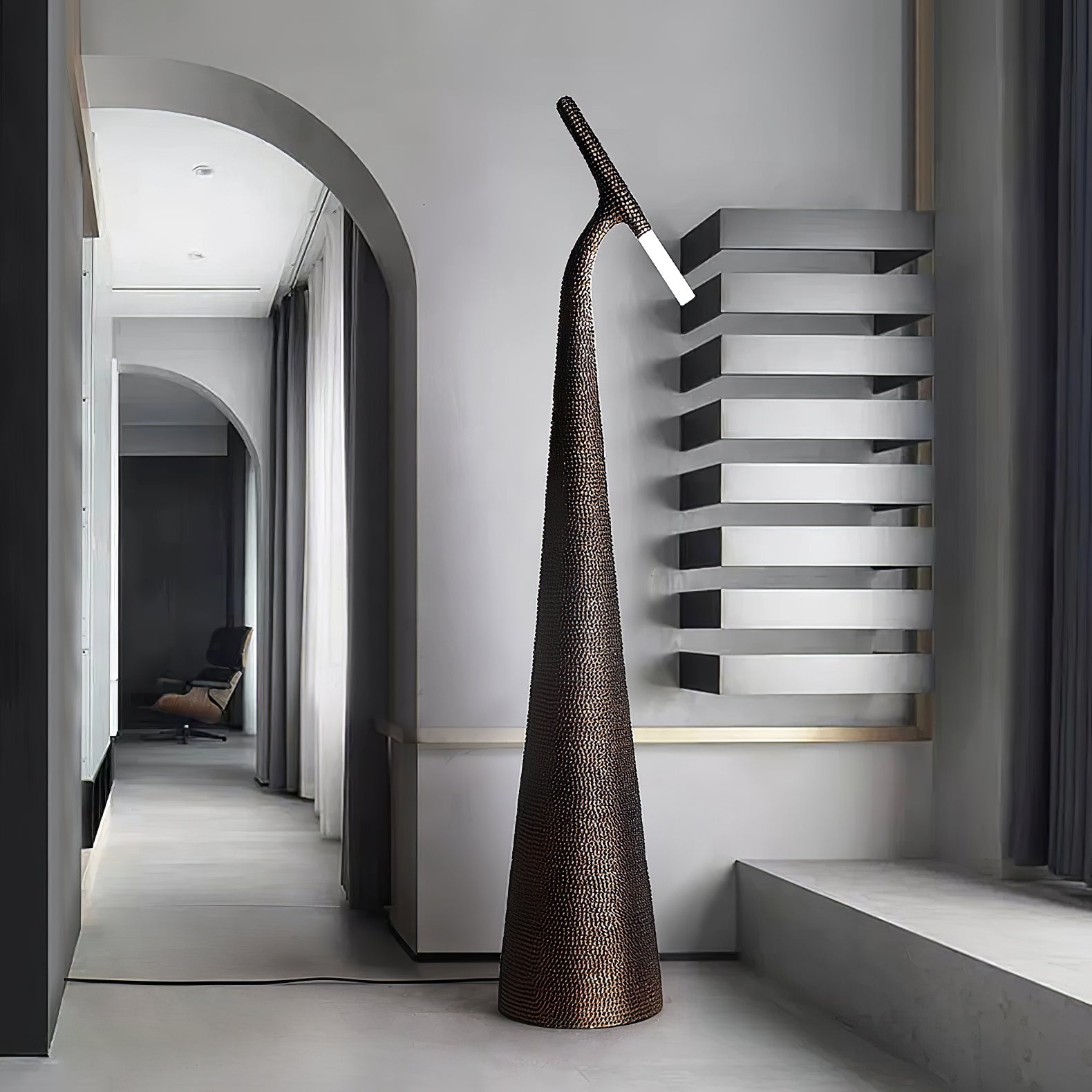 Apex Texture Floor Lamp - Lumpaz
