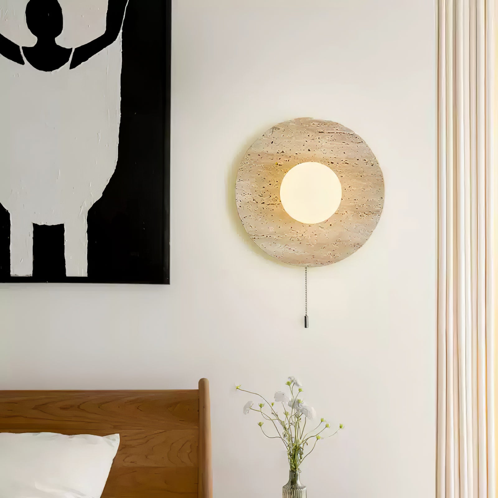 Stone Lunar Eclipse Wall Light - Lumpaz
