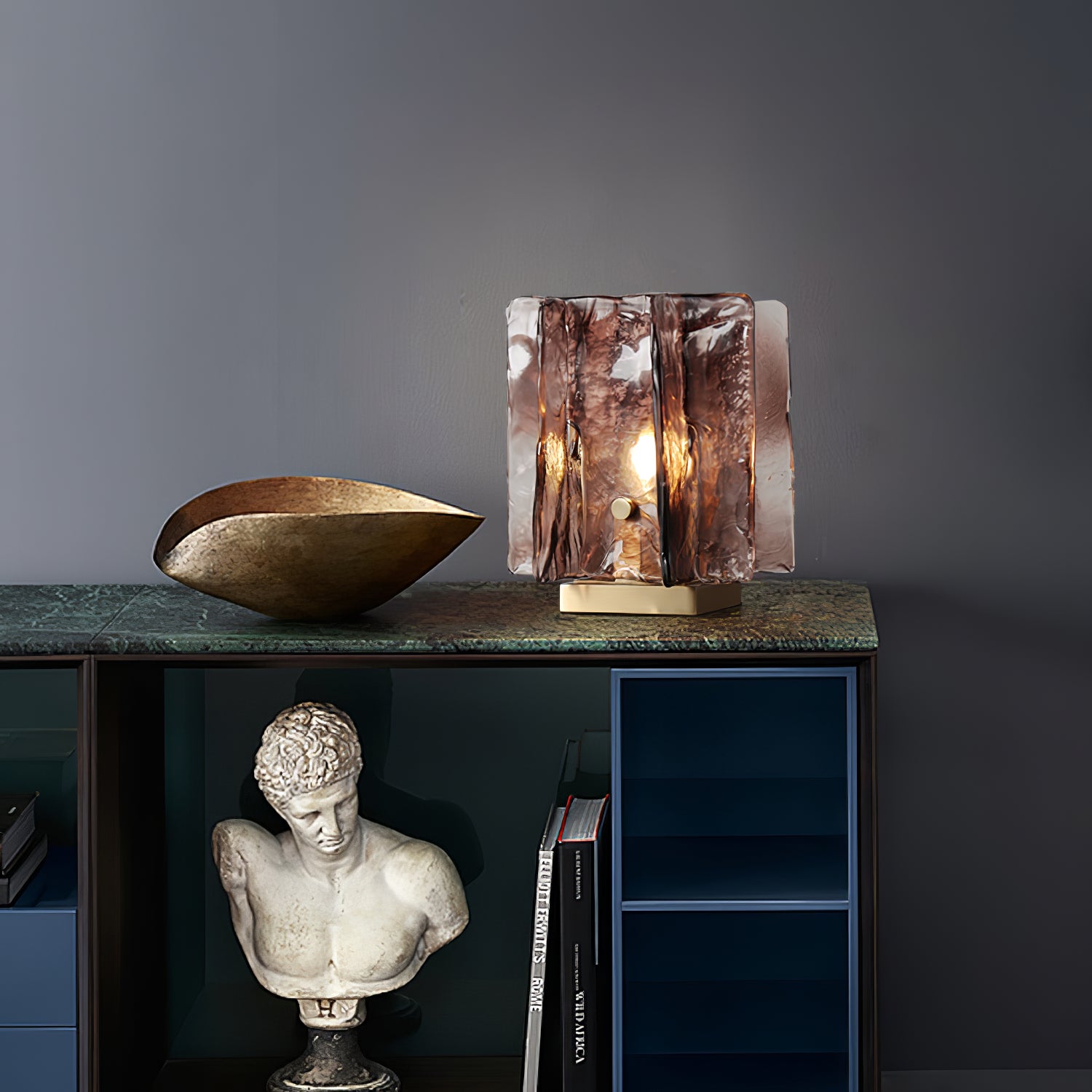 Amber Building Block Table Lamp - Lumpaz