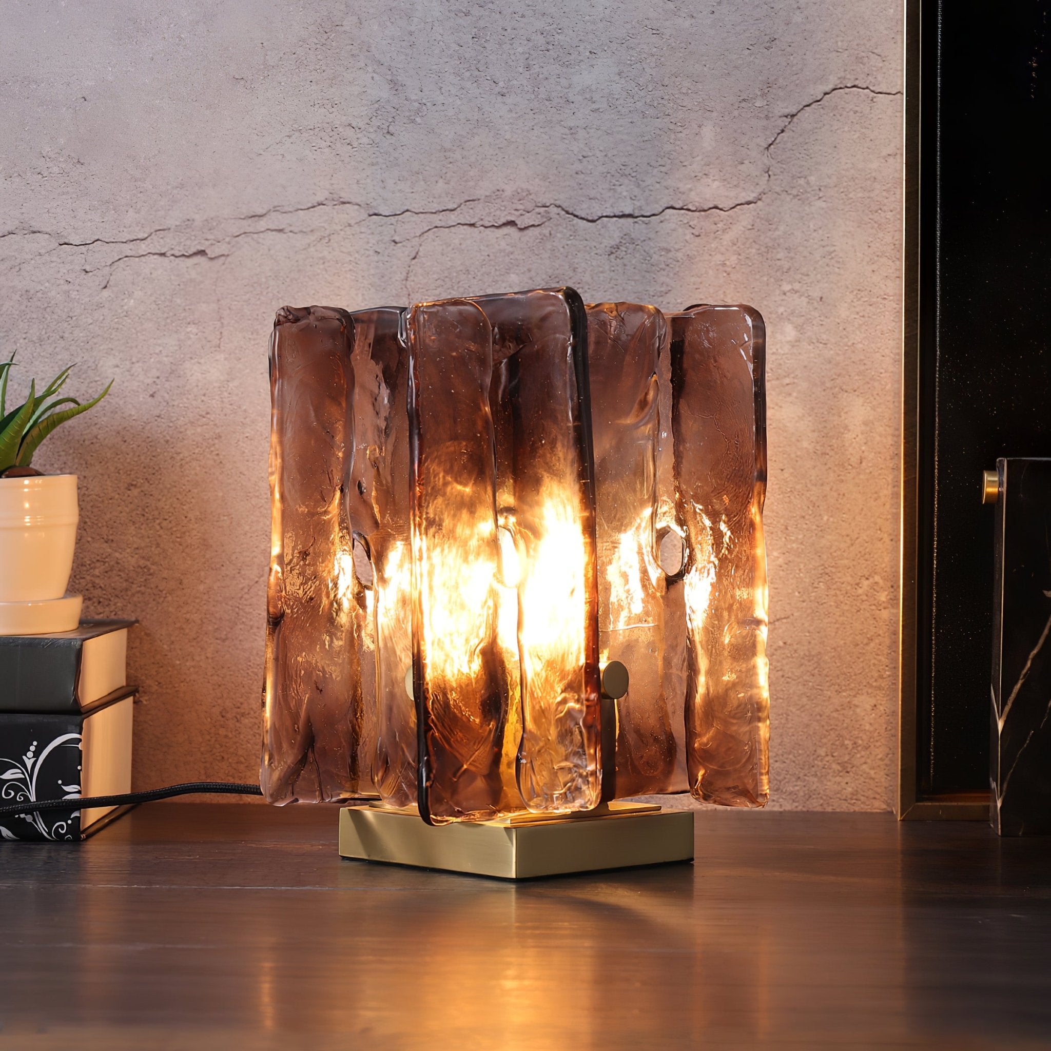 Amber Building Block Table Lamp - Lumpaz