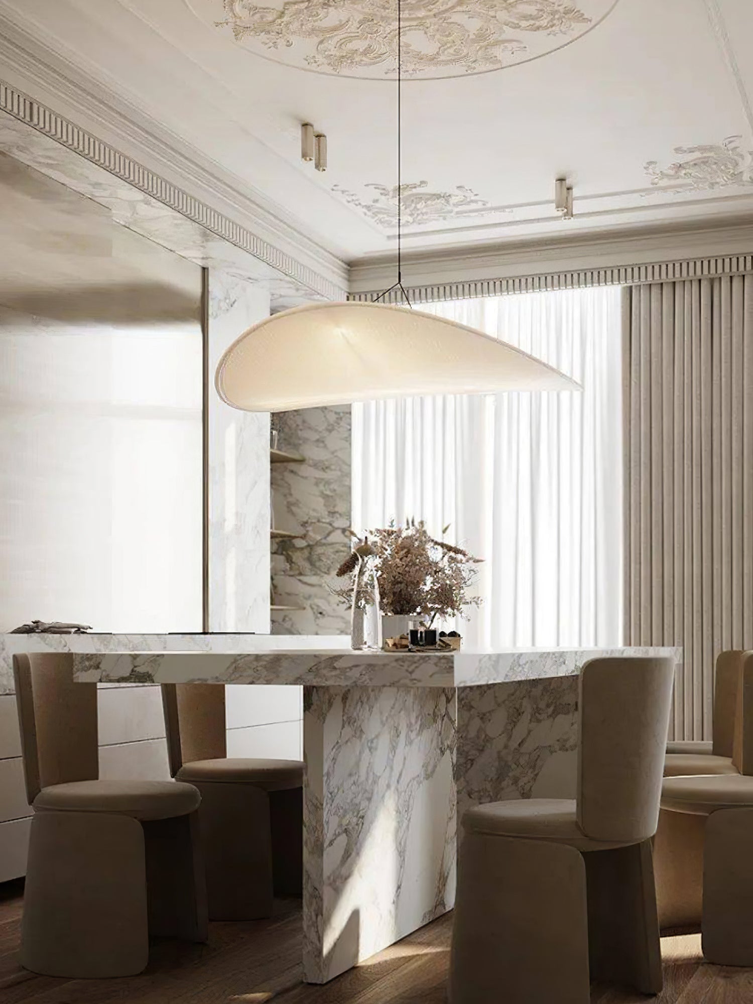 Tense Tyvek Pendant Lamp - Lumpaz