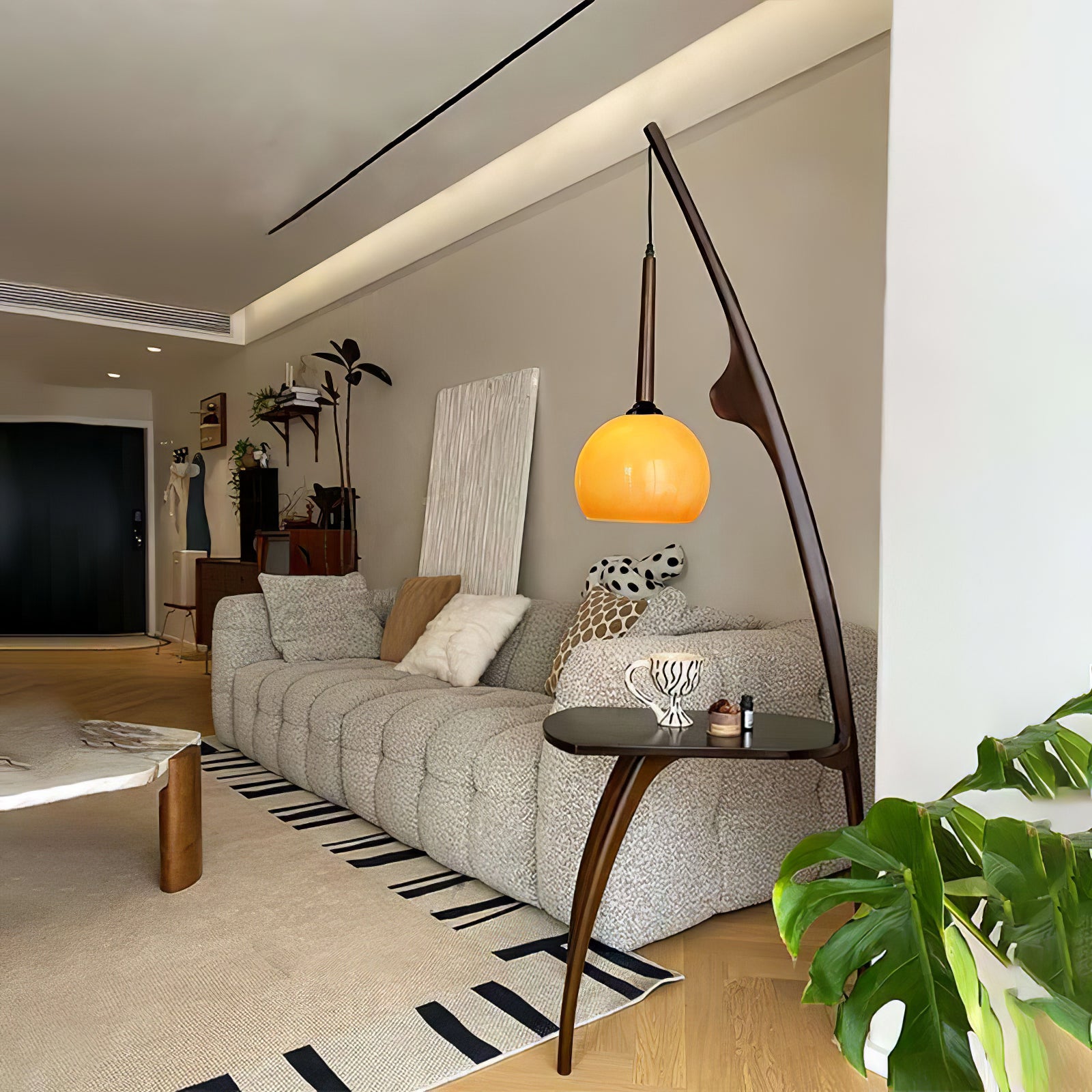 Arc Sphere Floor Lamp - Lumpaz