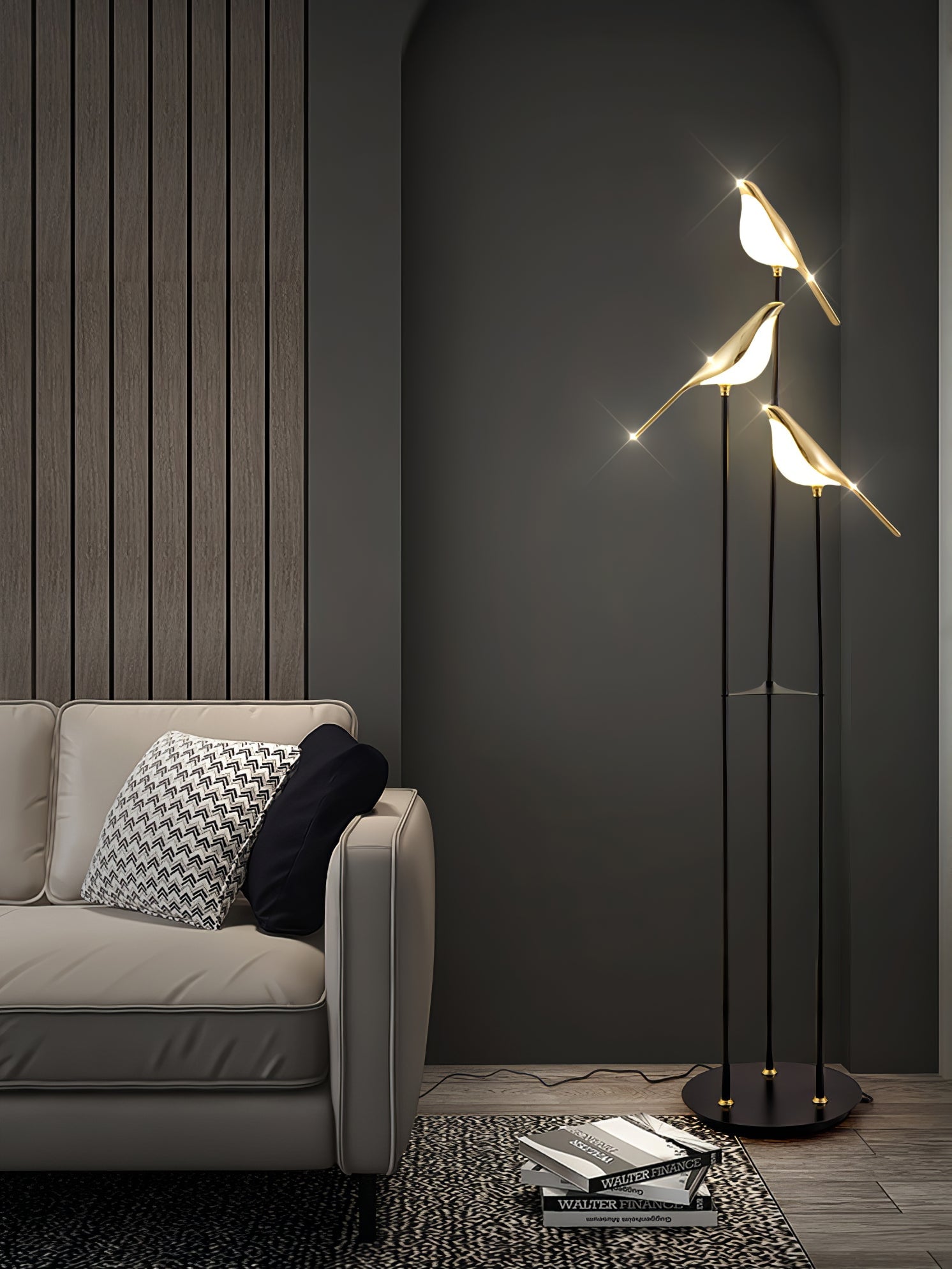 Magpie Perch Floor Lamp - Lumpaz