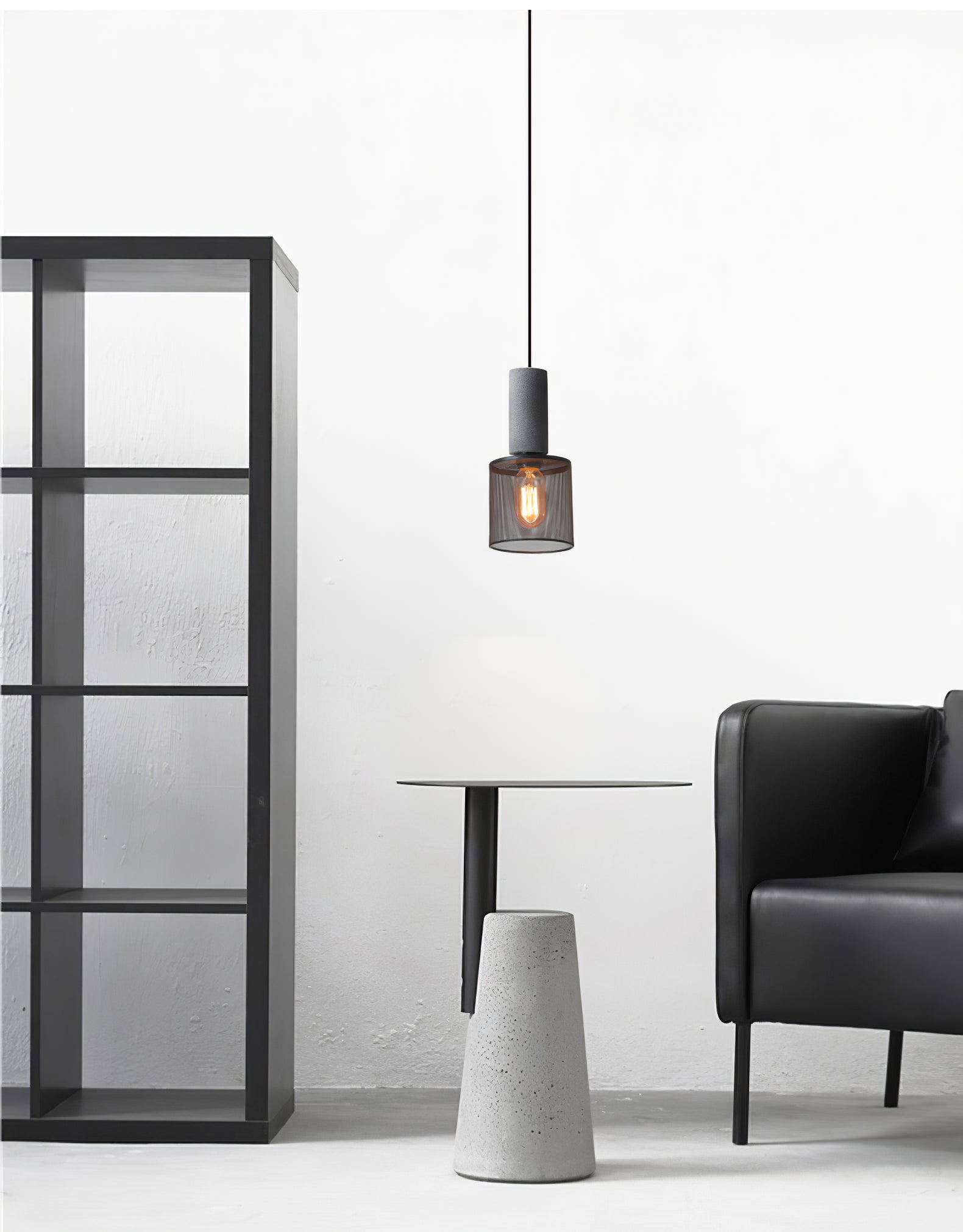 Cement Mesh Pendant Light - Lumpaz