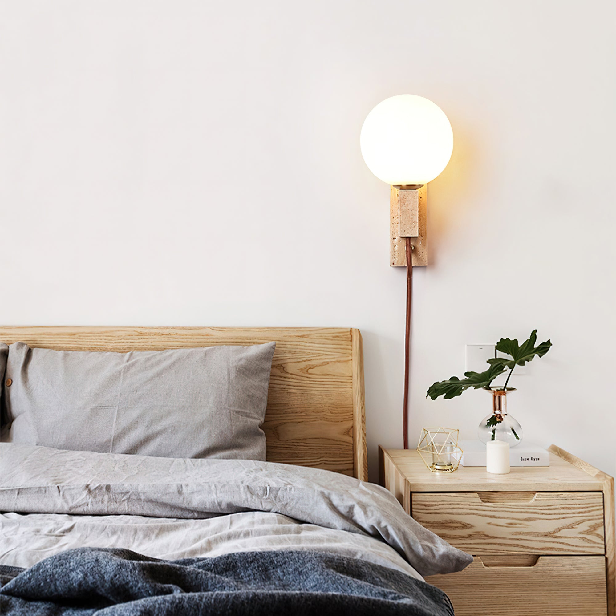 Atlas Globe Wall Sconce - Lumpaz