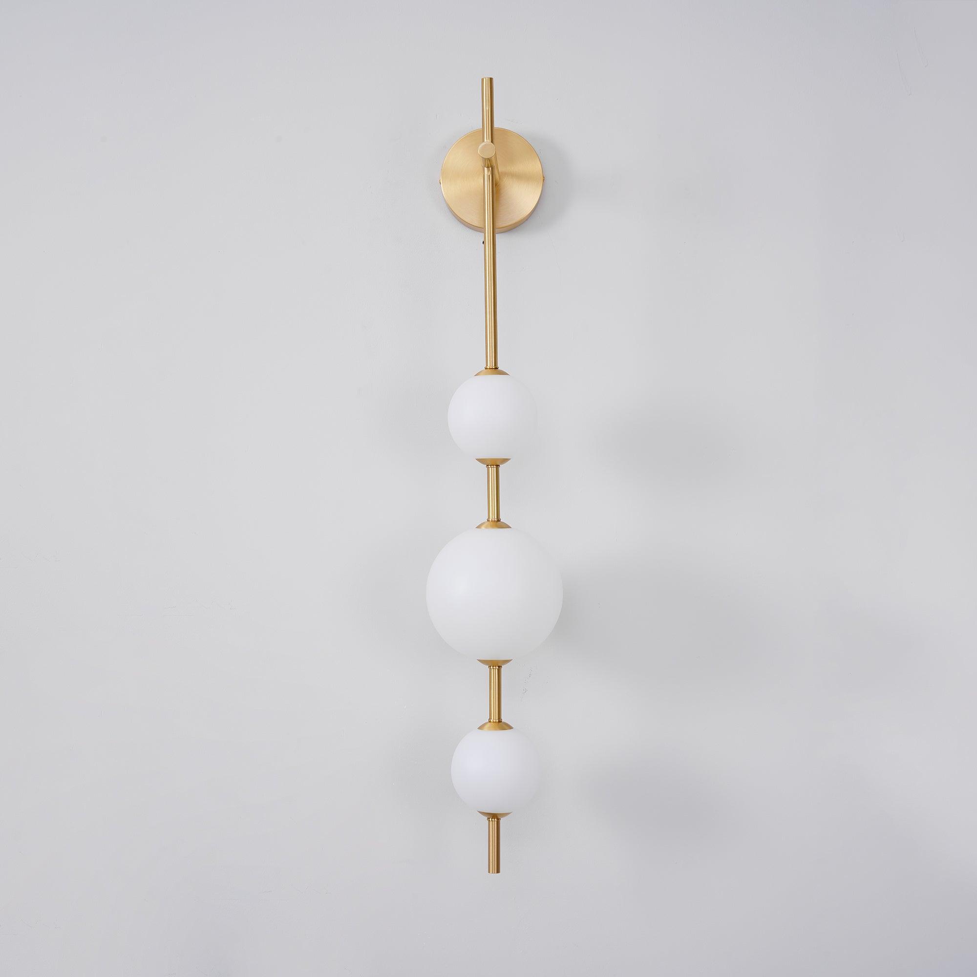 Vertical Globe Plug-in Wall Lamp - Lumpaz