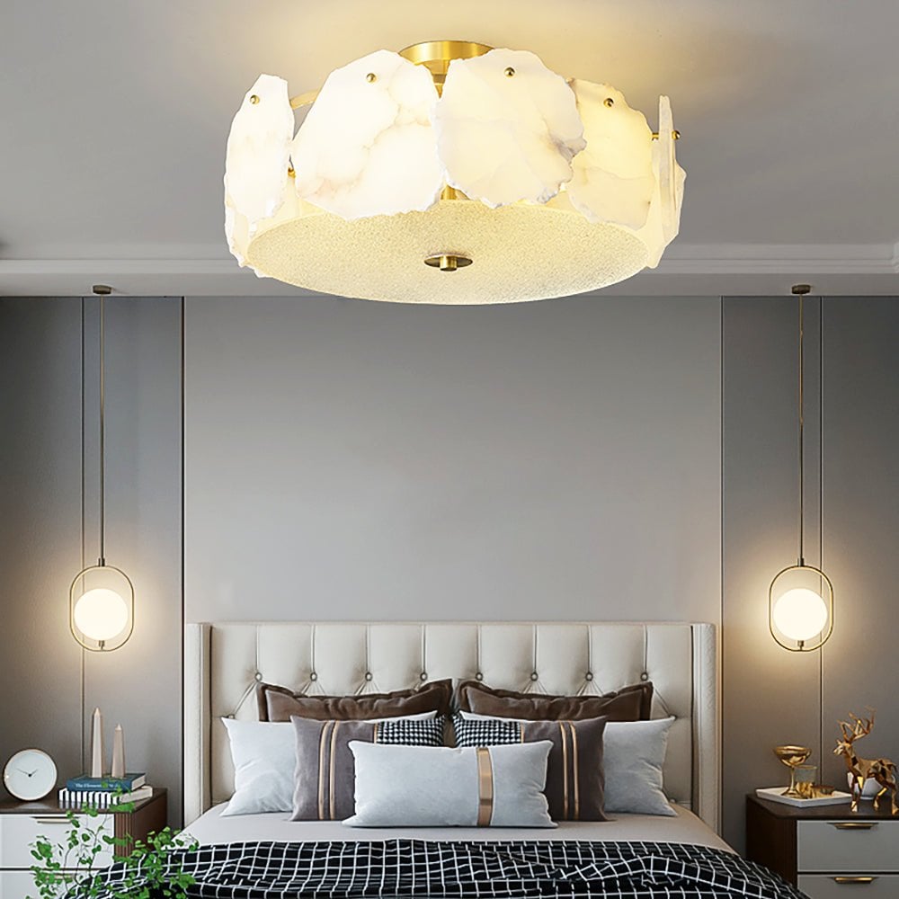 Valeria Alabaster Ceiling Lamp - Lumpaz