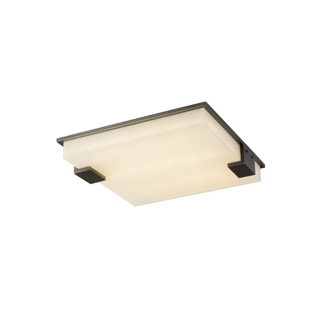 Square Alabaster Ceiling Lamp - Lumpaz