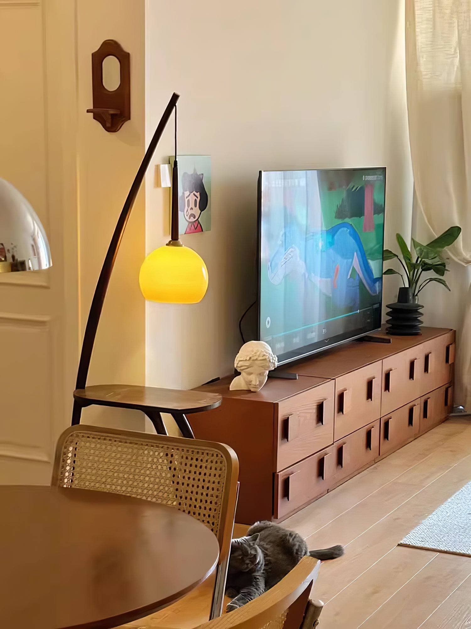 Arc Sphere Floor Lamp - Lumpaz