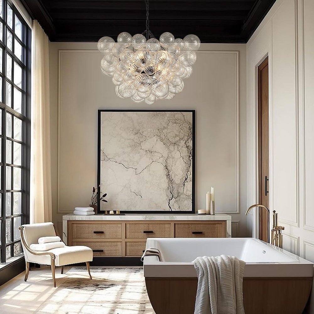 Glass Ball Bubbles Chandelier - Lumpaz