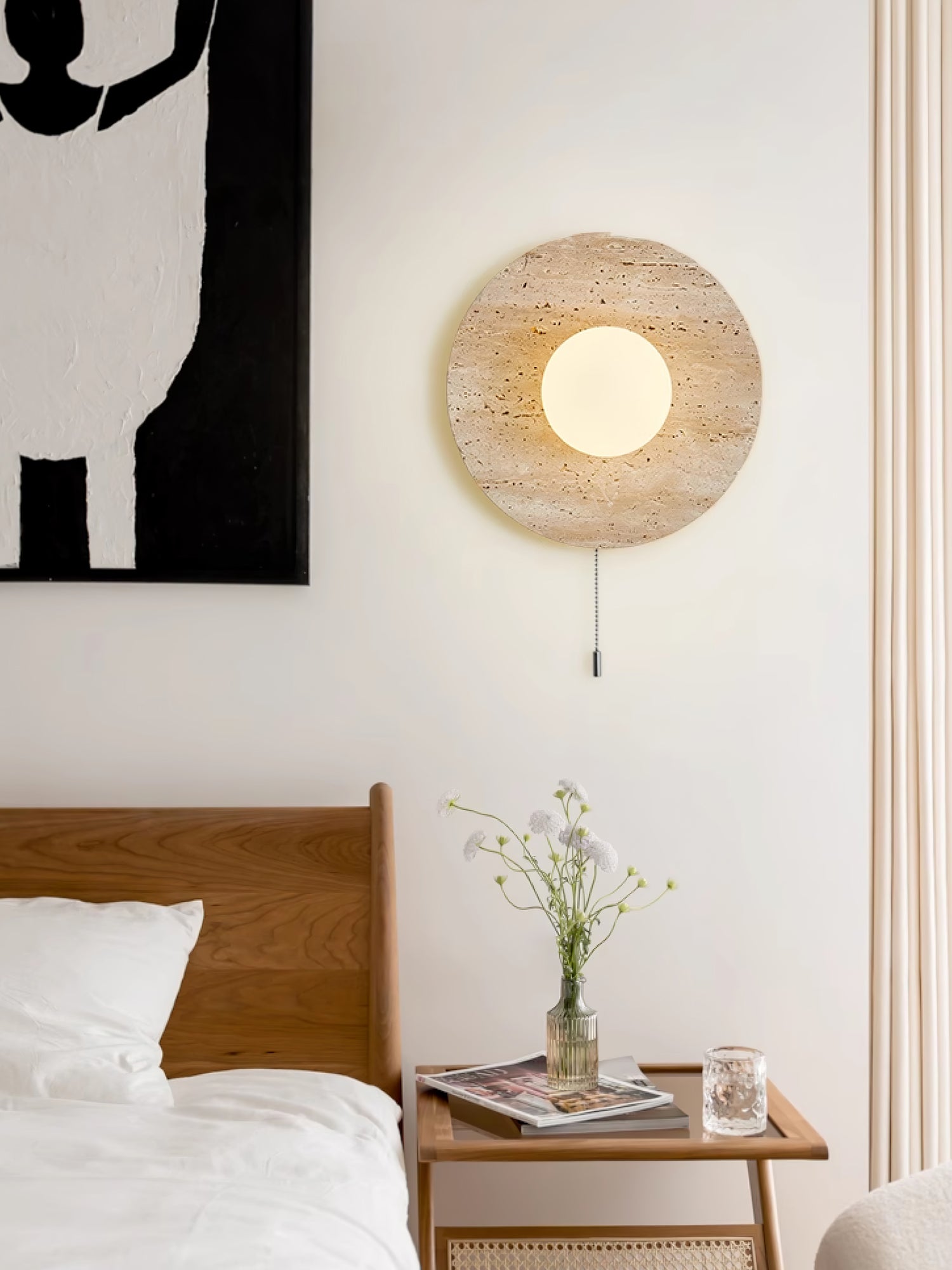 Stone Lunar Eclipse Wall Light - Lumpaz