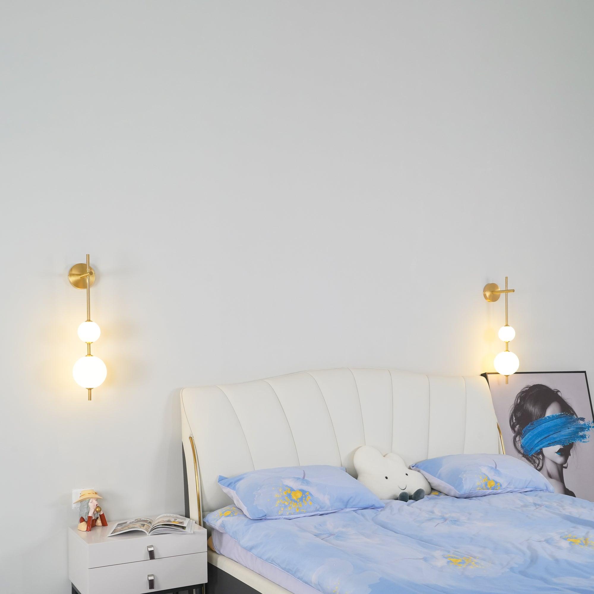 Vertical Globe Plug-in Wall Lamp - Lumpaz