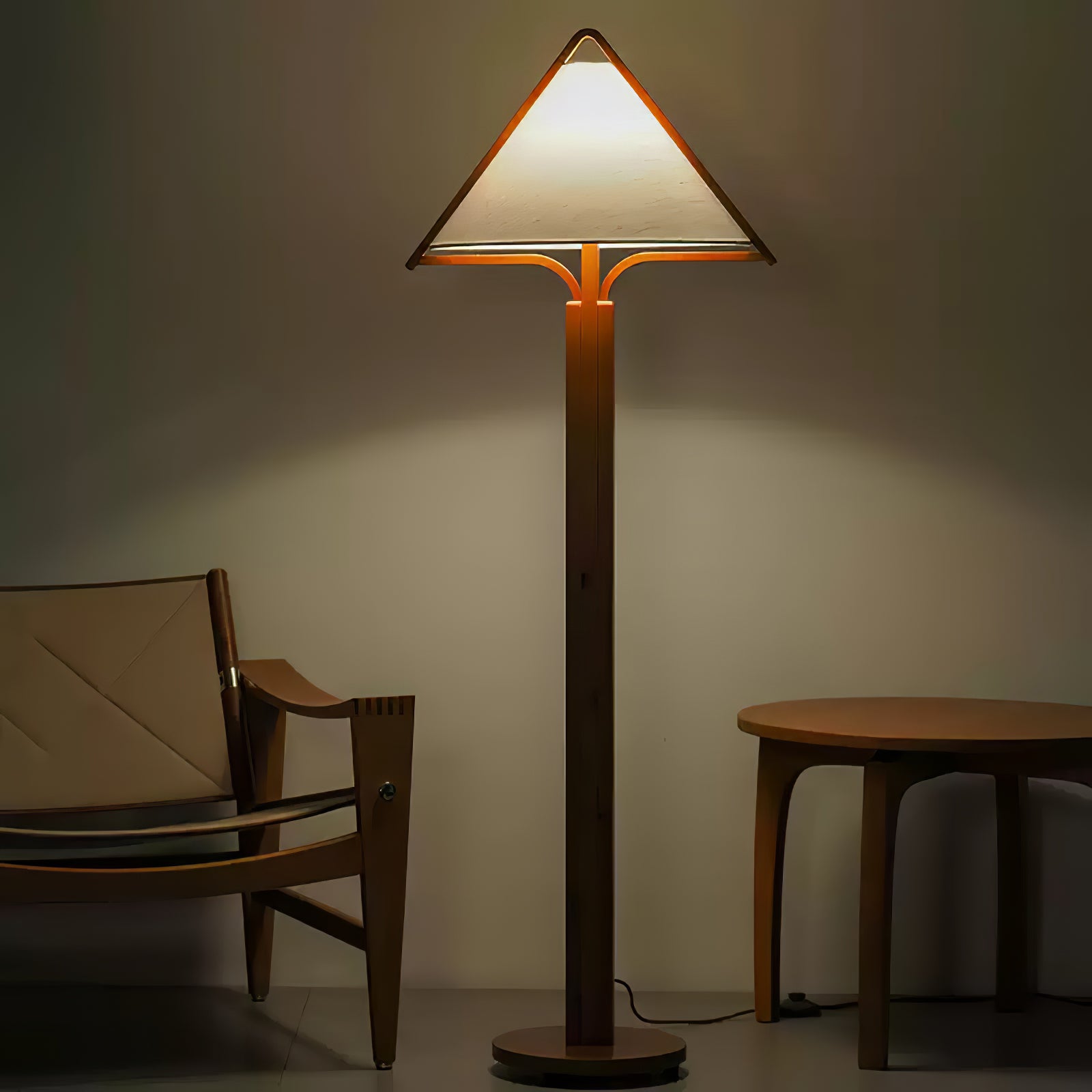 Apex Triangle Shade Floor Lamp - Lumpaz