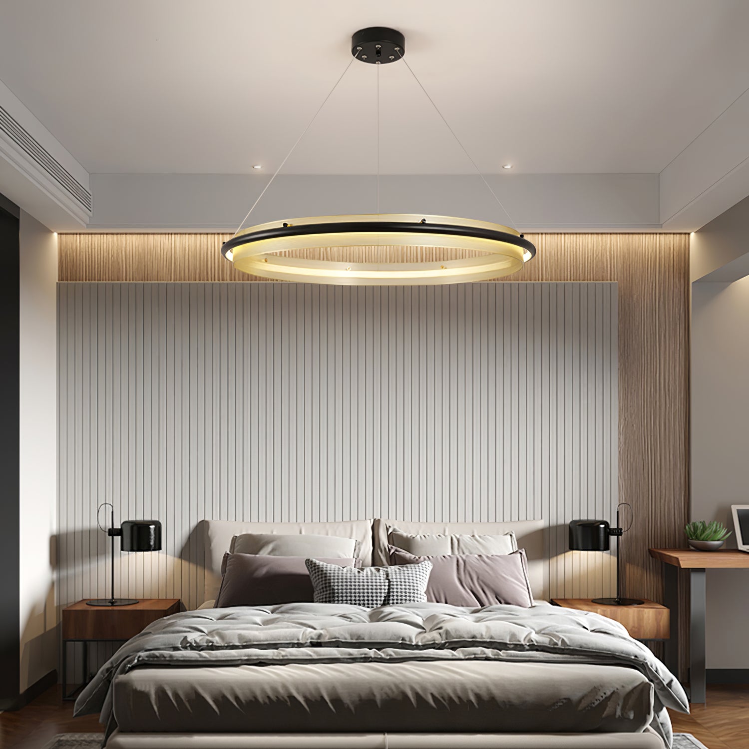 Acrylic LED Round Chandelier - Lumpaz
