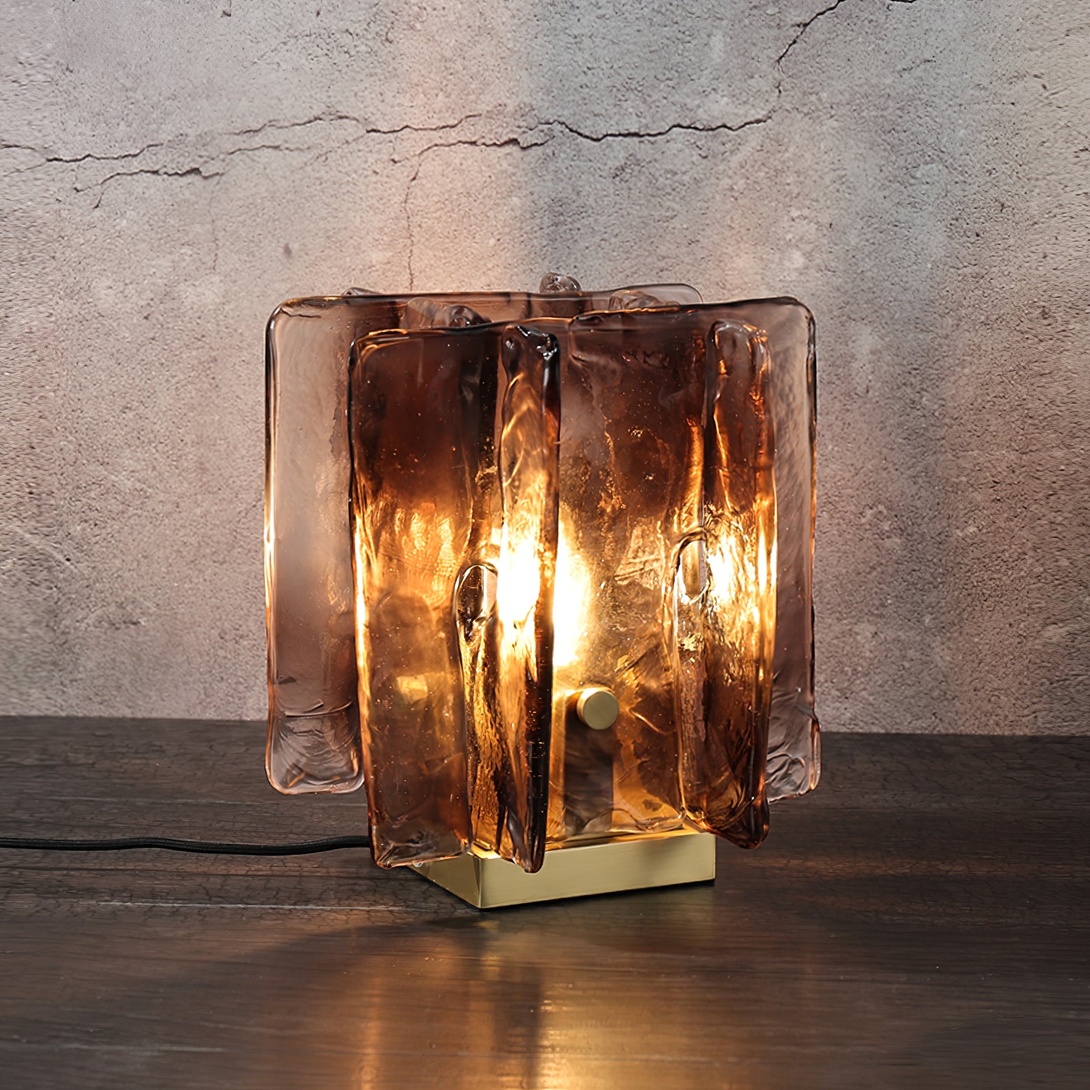Amber Building Block Table Lamp - Lumpaz