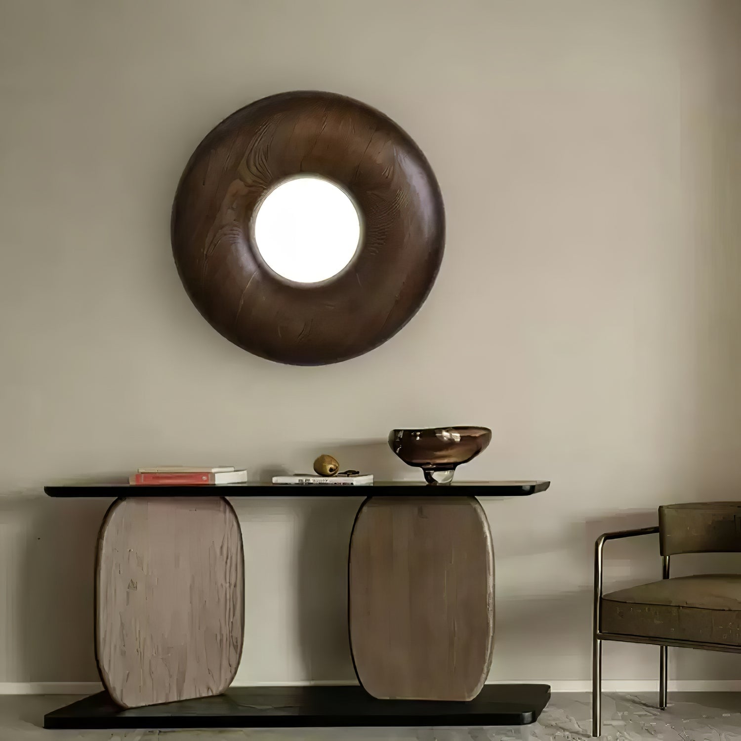 Donut Wood Ceiling Light - Lumpaz