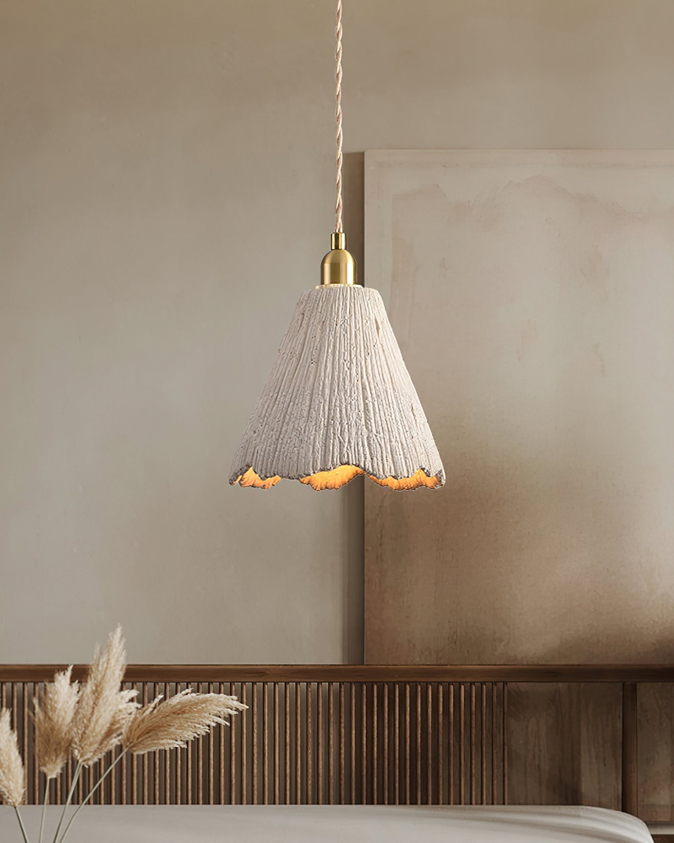 Microcement Pendant Lamp - Lumpaz