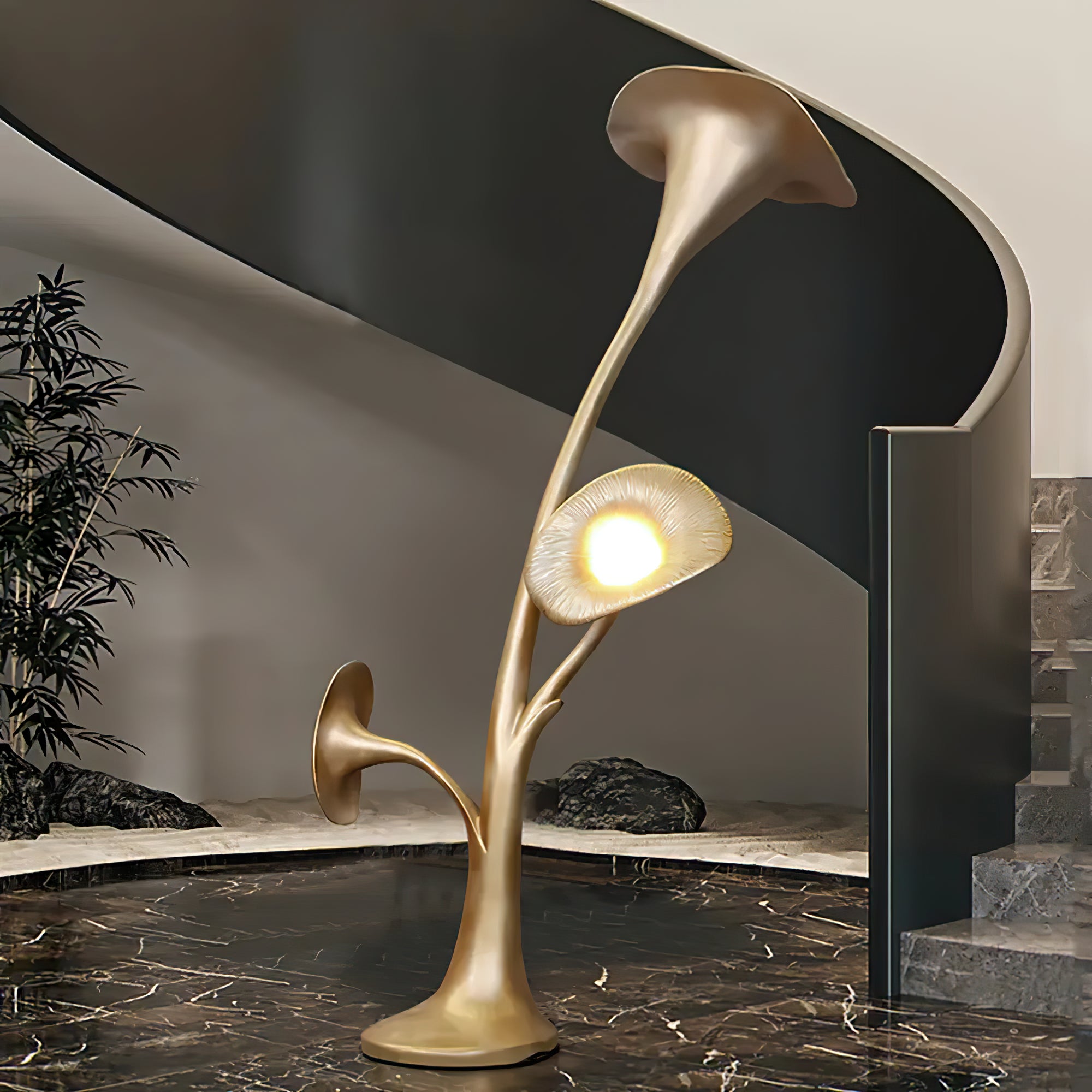 Petunia Sculpture Floor Lamp - Lumpaz