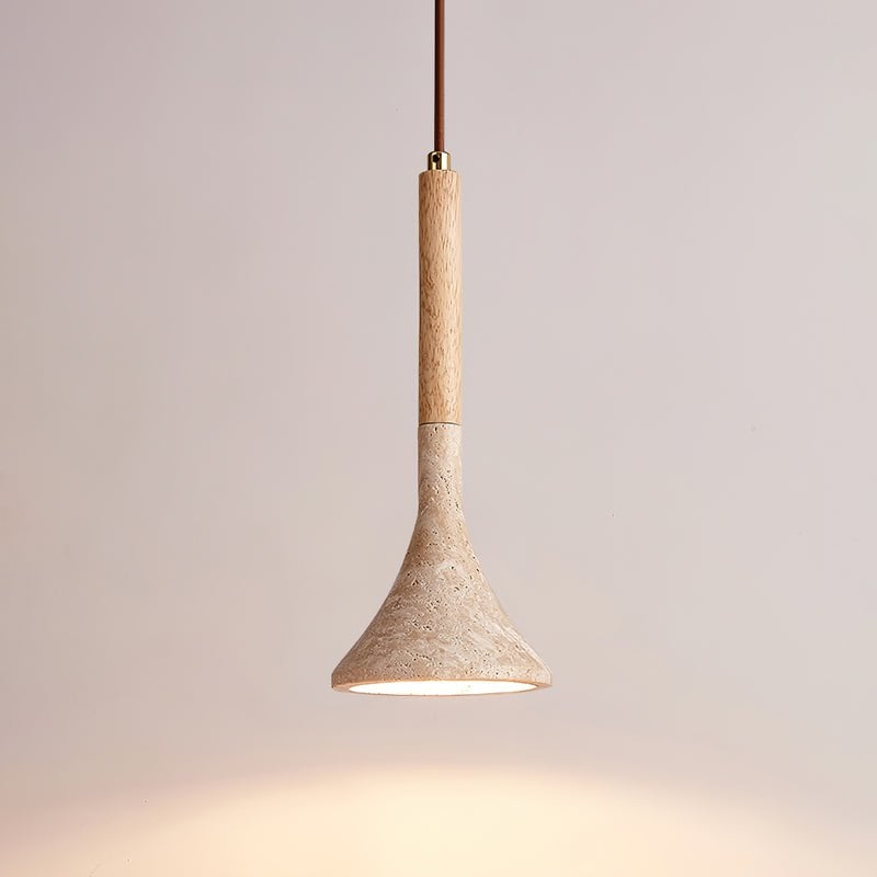 Aplomb Travertine Pendant Lamp - Lumpaz