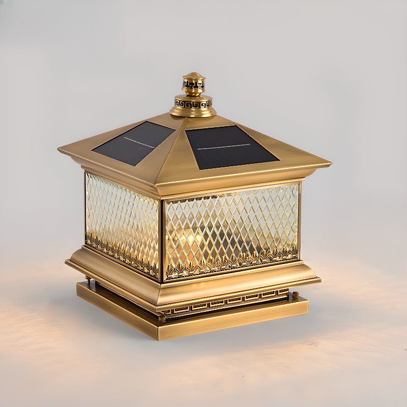 Diamond Solar Post Outdoor Light - Lumpaz