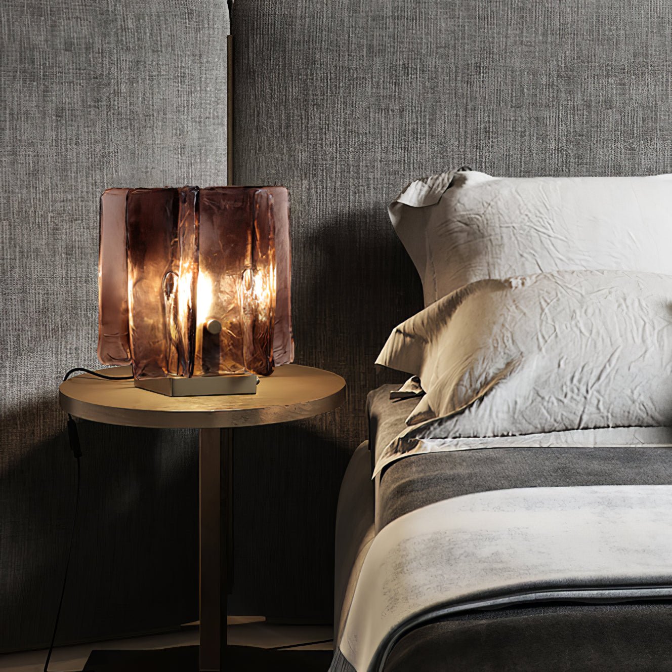 Amber Building Block Table Lamp - Lumpaz