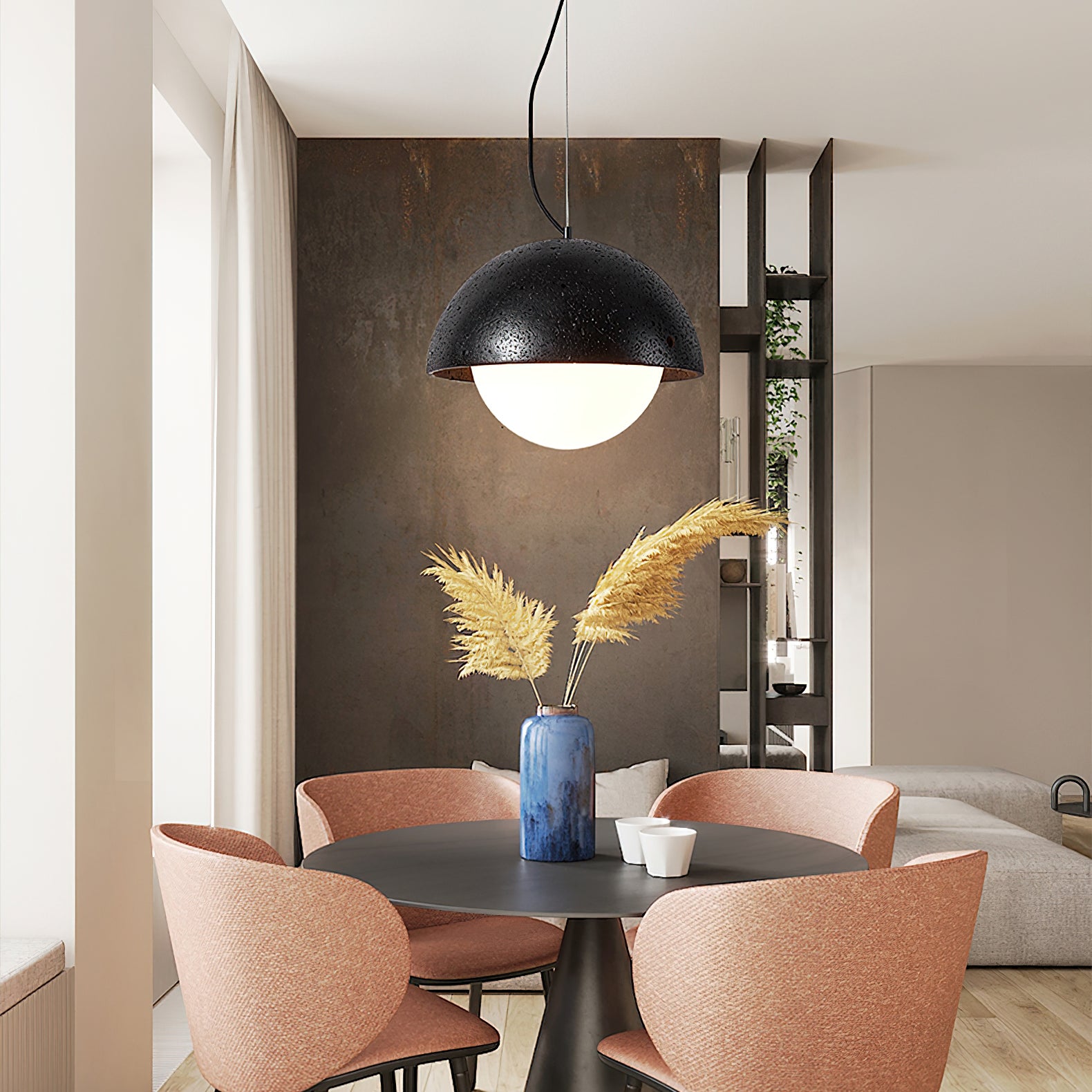Crescent Glow Pendant Lamp - Lumpaz