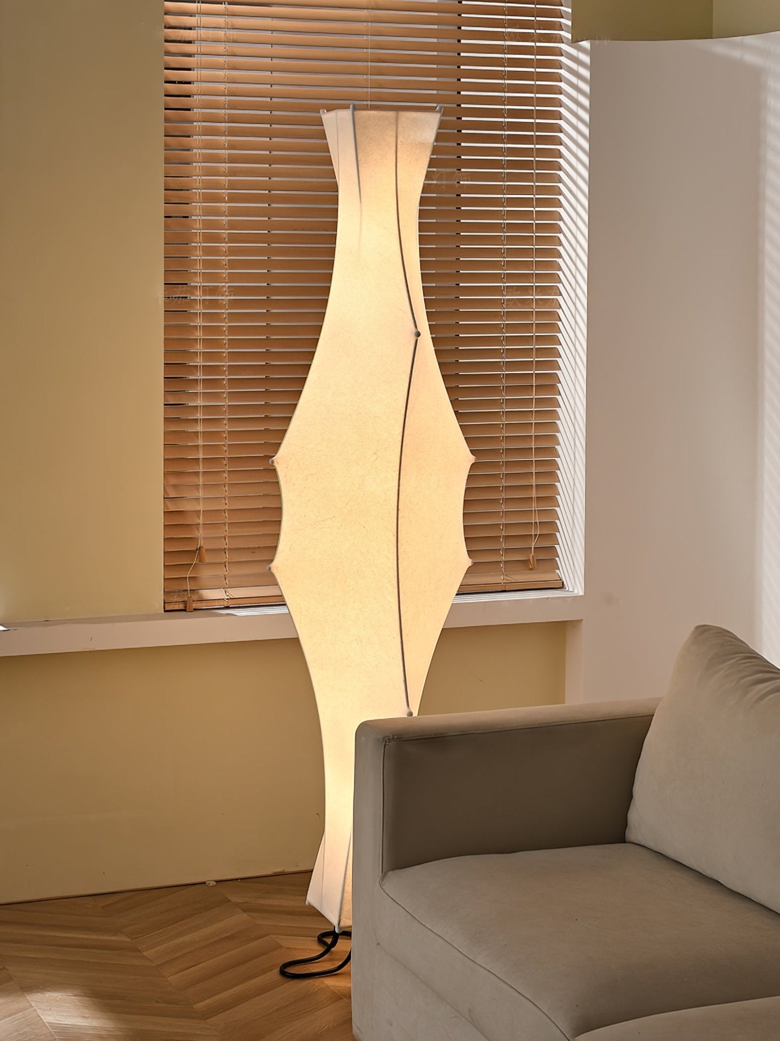 Twist Silk Floor Lamp - Lumpaz