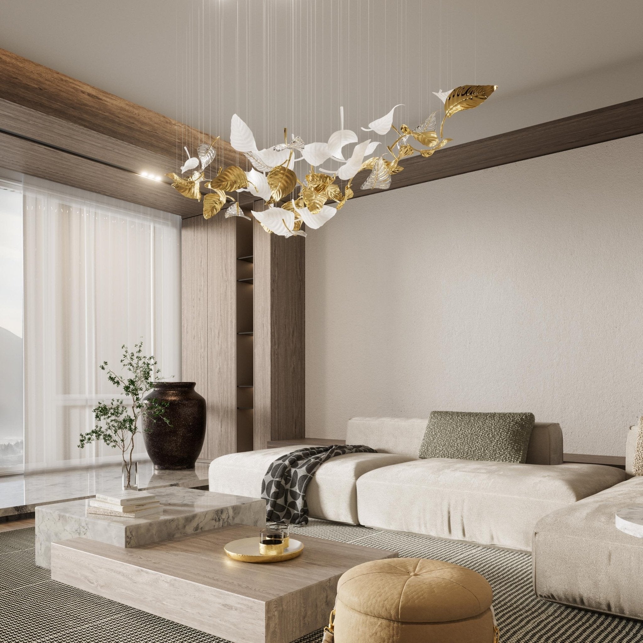 Linden Leaves Chandelier - Lumpaz
