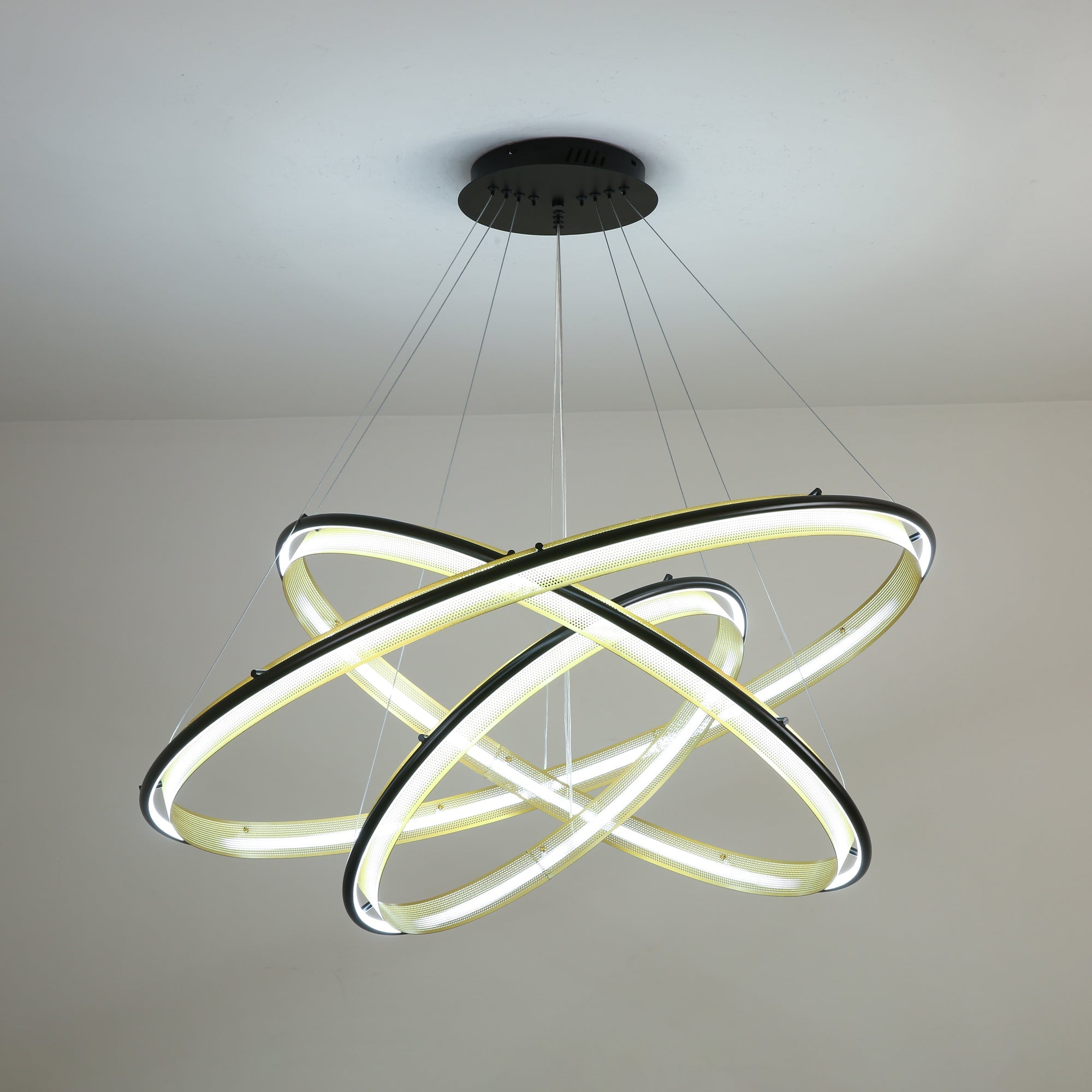 Acrylic LED Round Chandelier - Lumpaz