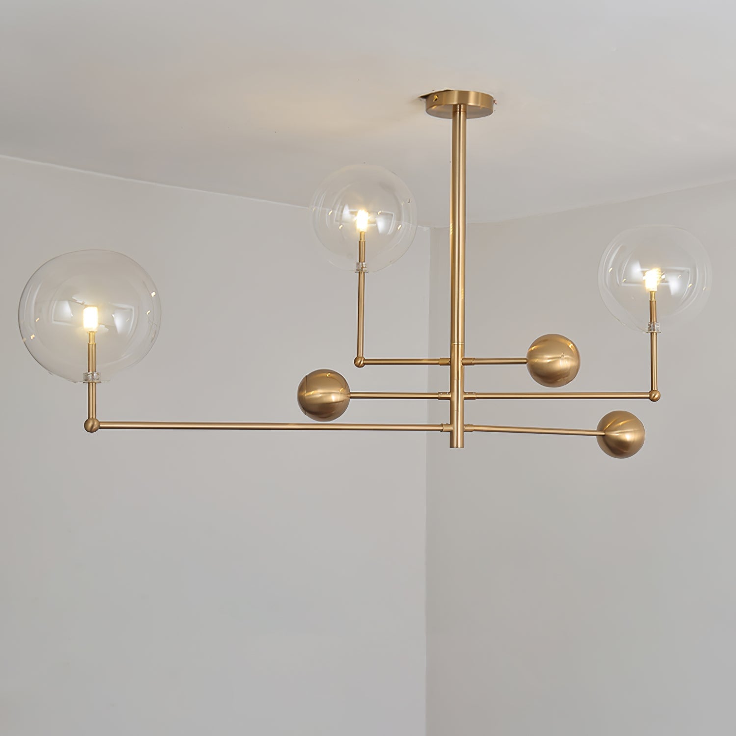 Glass Globe Mobile Chandelier - Lumpaz