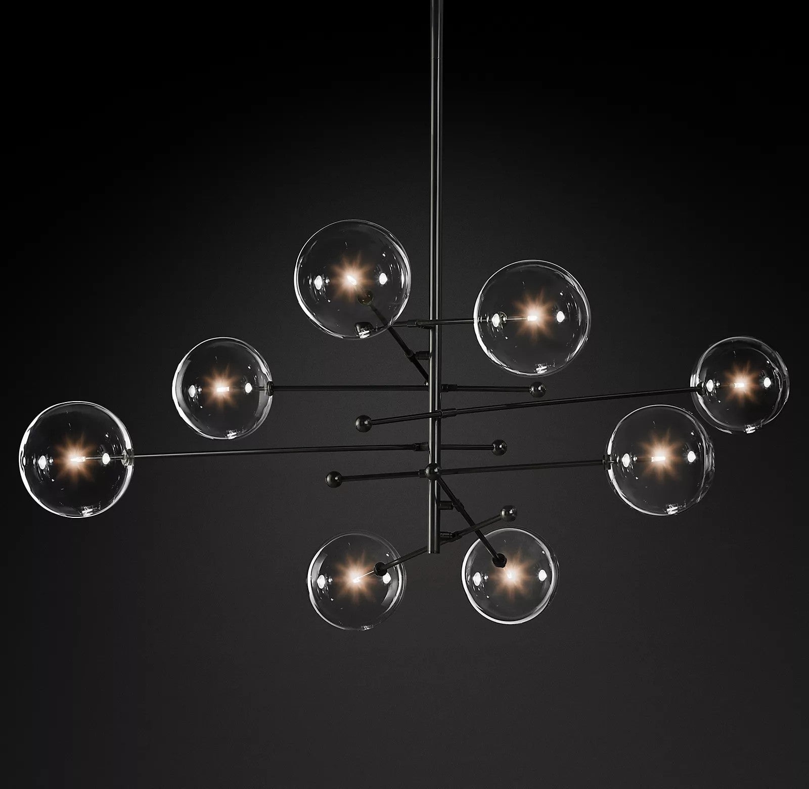 Glass Globe Mobile Chandelier - Lumpaz